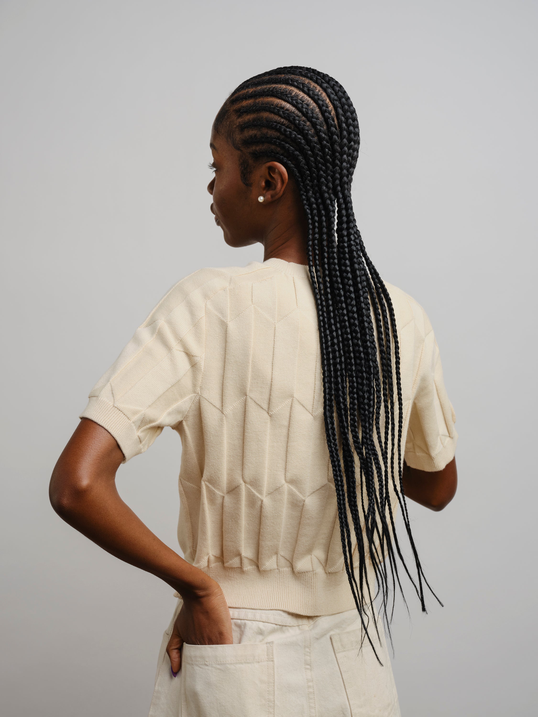 Chevron Ruben Tee - Birch