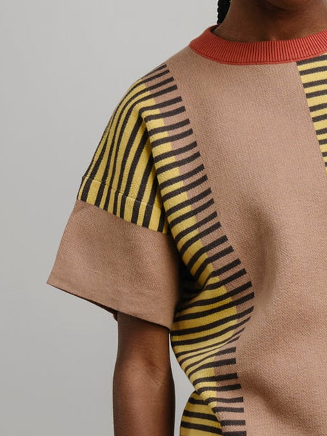 Benita Sweater Tee - Ochre