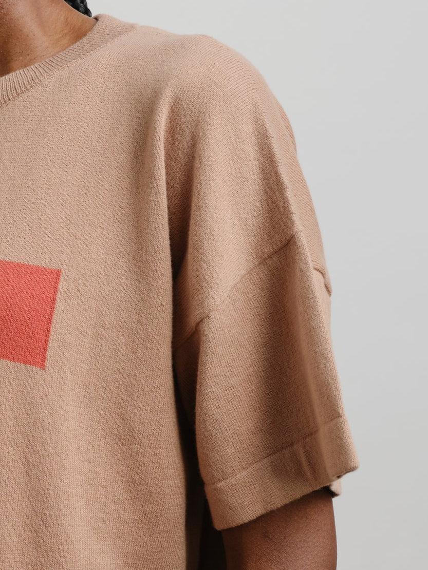 Alma Sweater Tee - Teak
