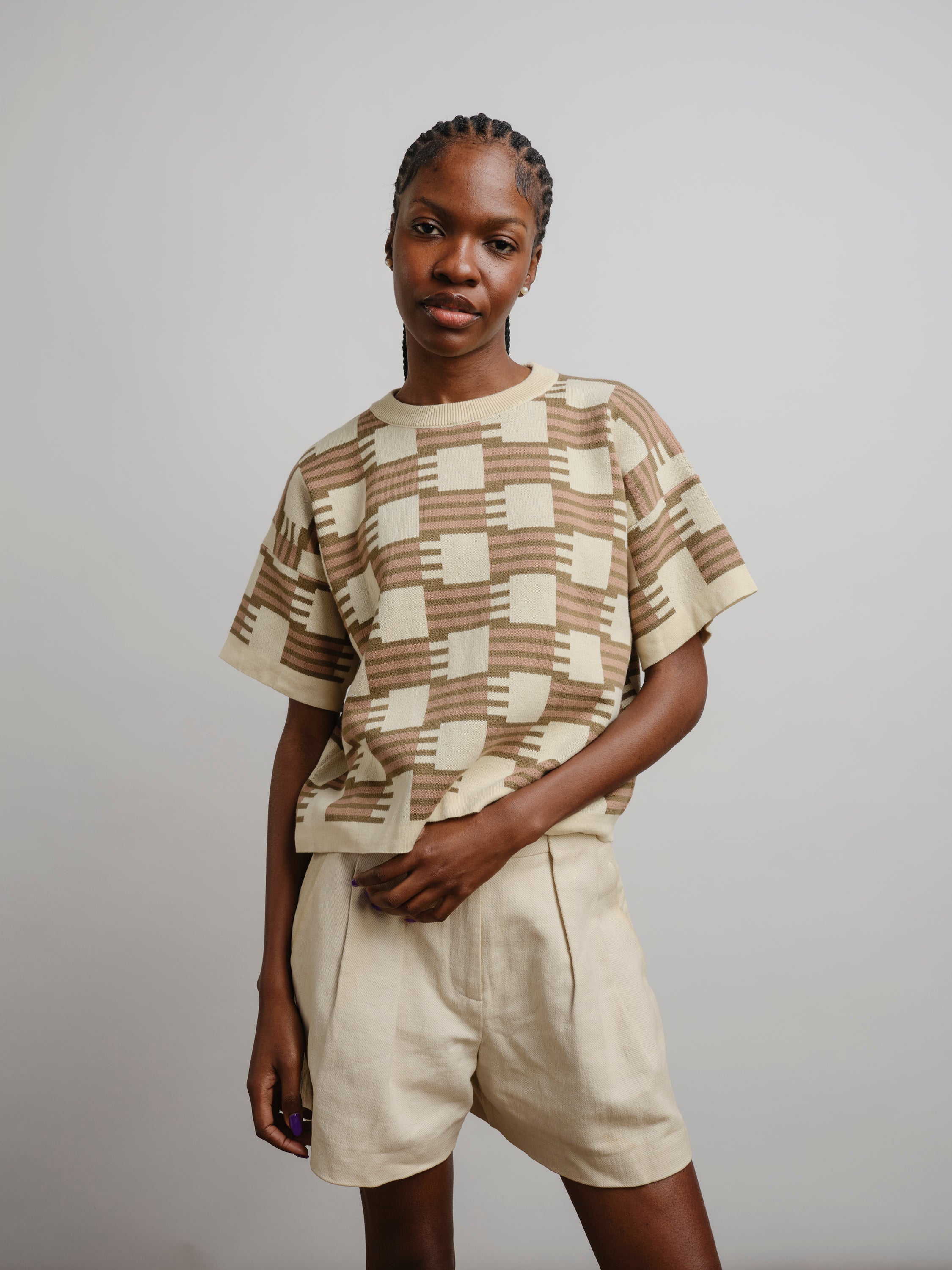 Otti Sweater Tee - Umber