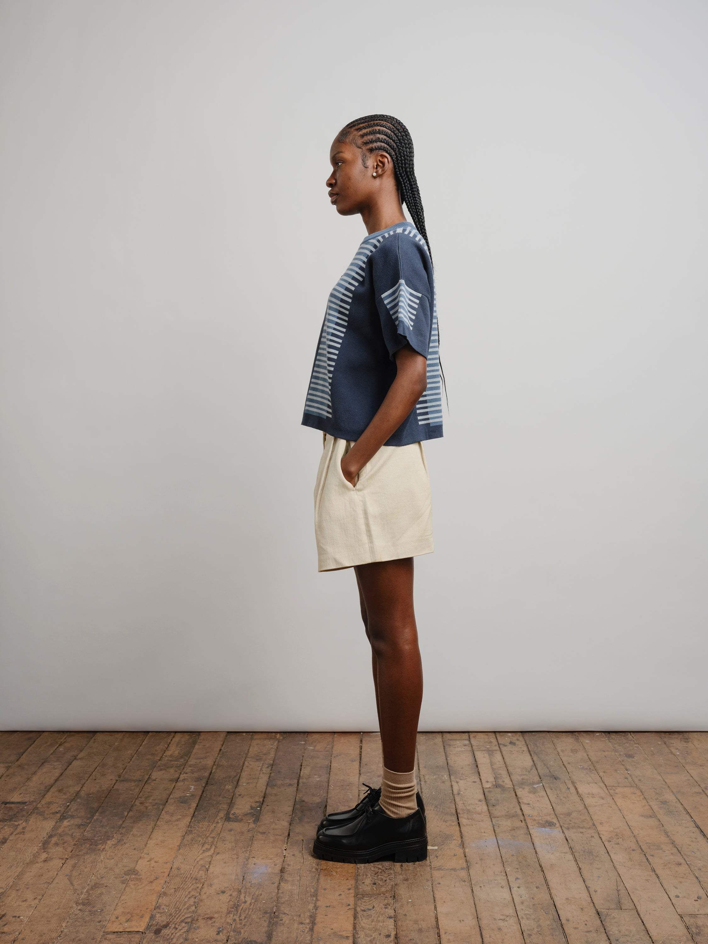 Benita Sweater Tee - Ultramarine