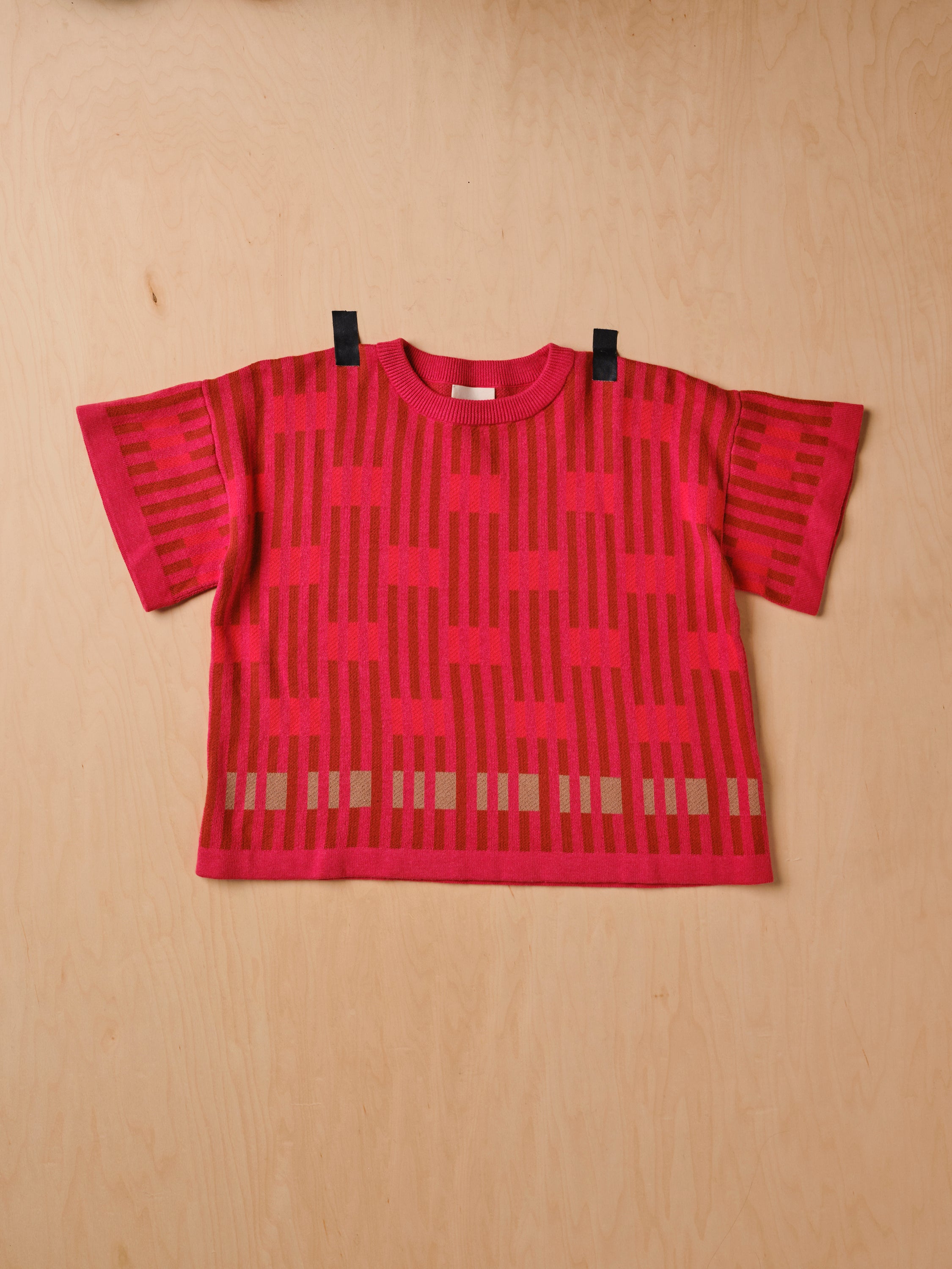 Bauhaus Short Sleeve Sweater Tee - Aurora