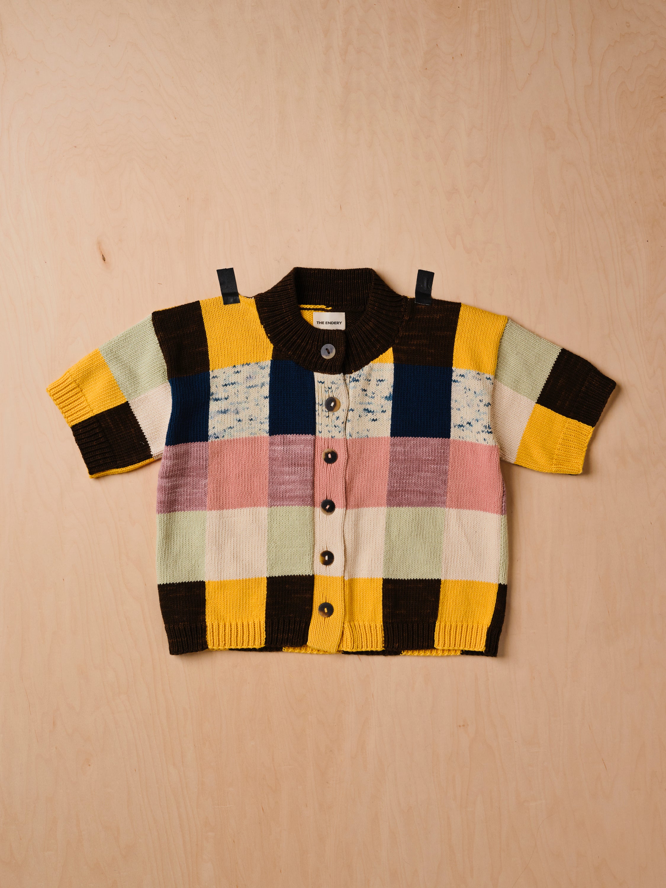 Lou Cotton Colorblock Cardigan - Palette