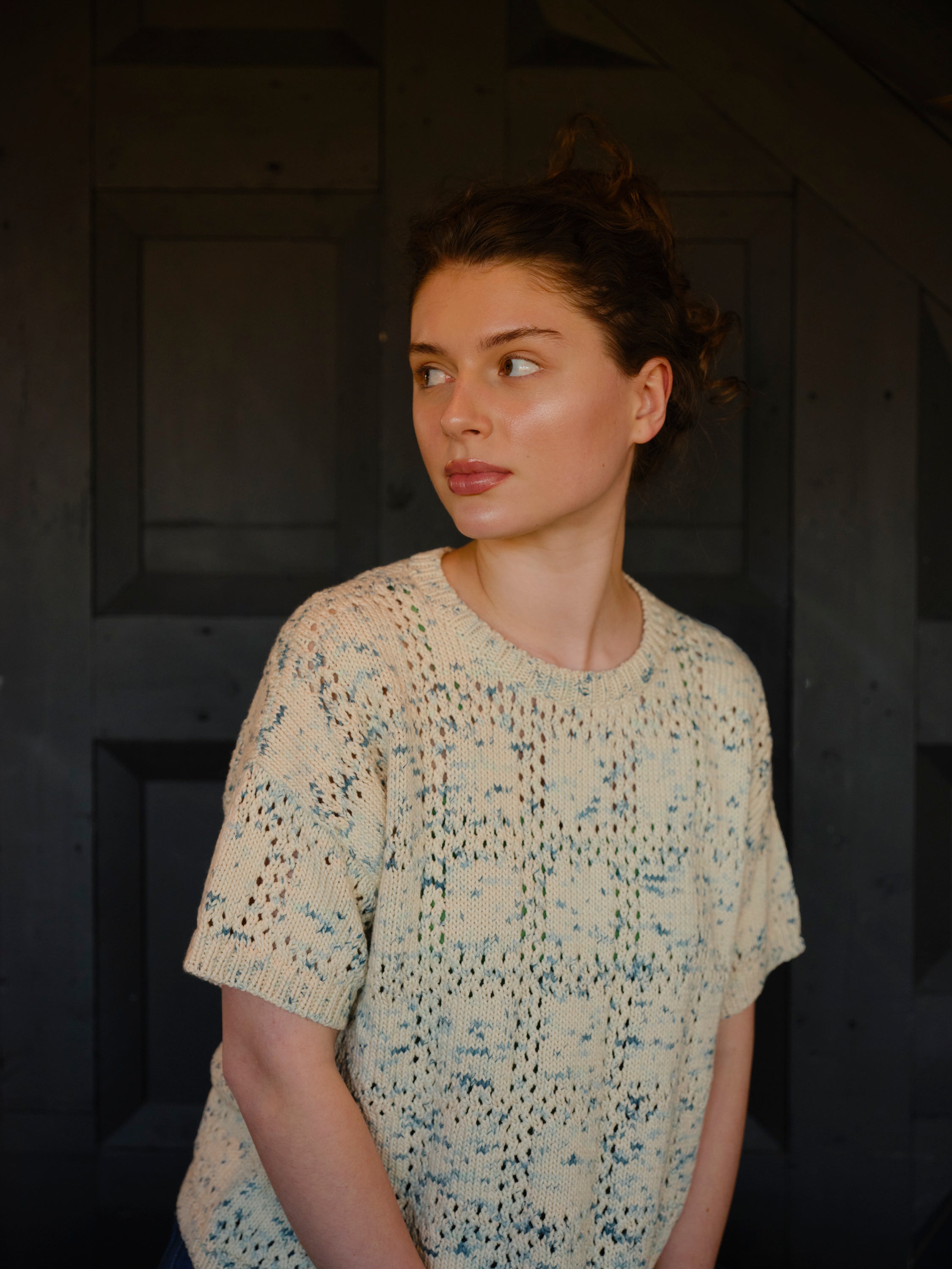 Florence Grid Tee - Terrazzo