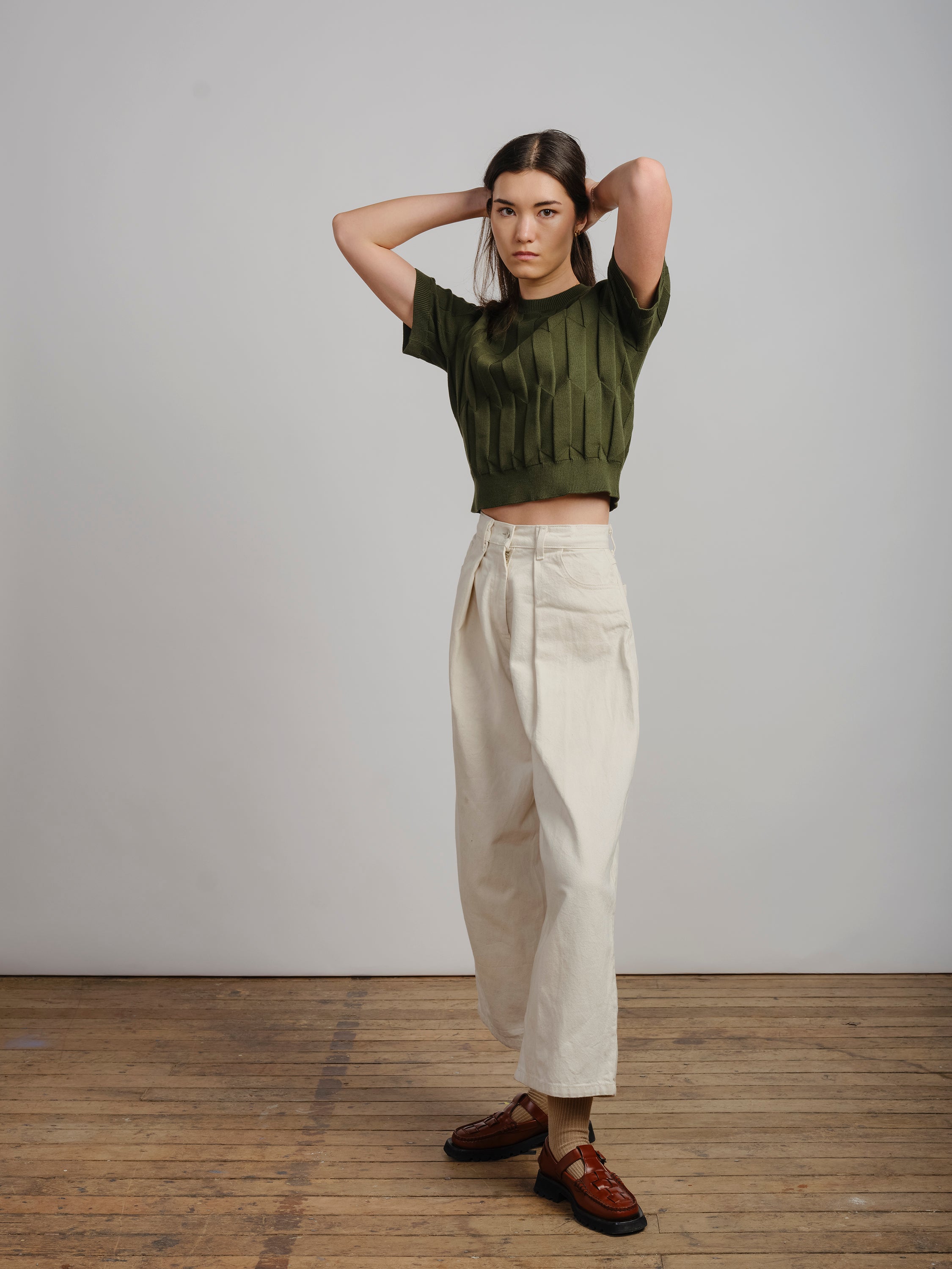 Chevron Ruben Tee - Spruce