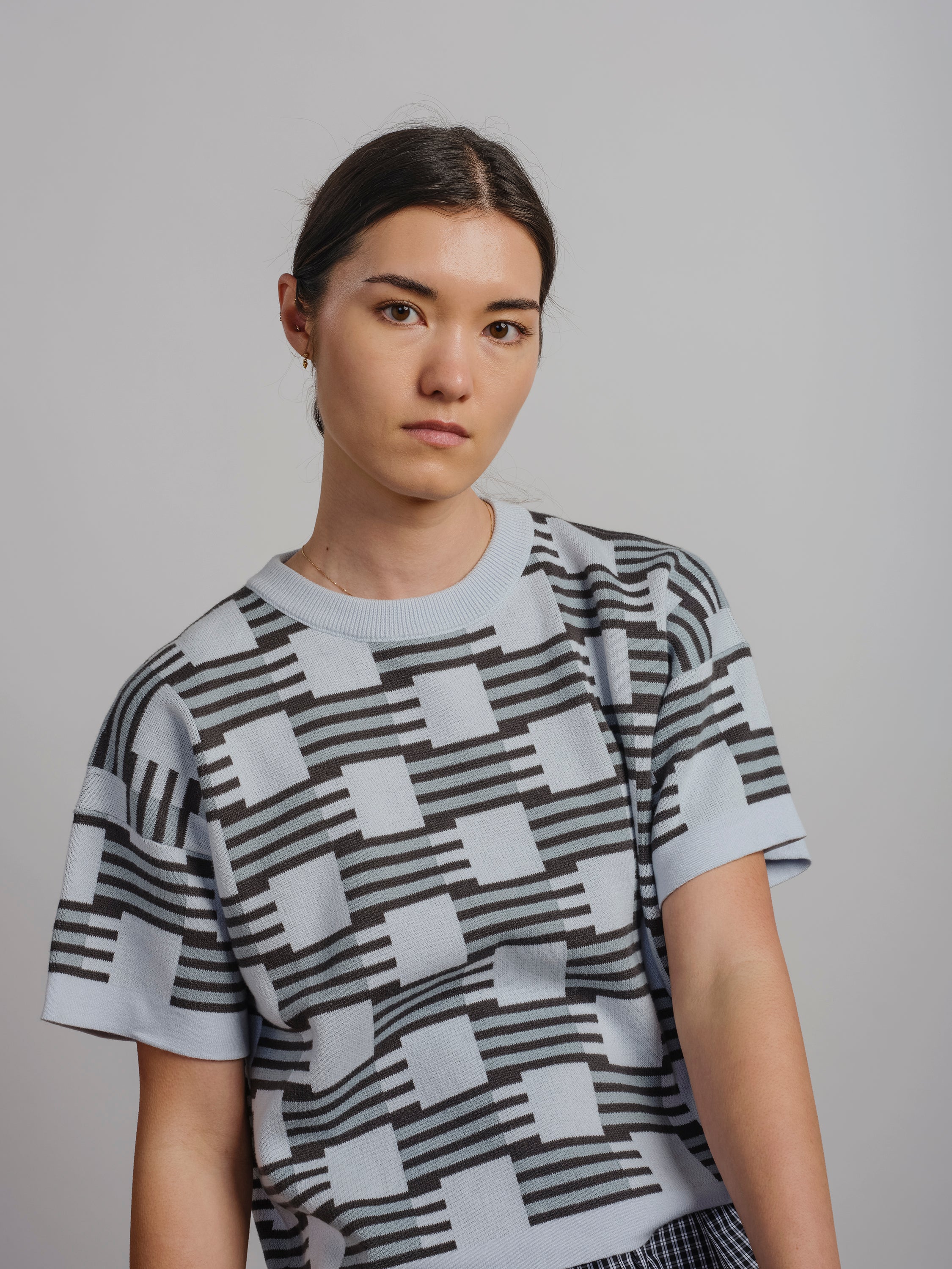 Otti Sweater Tee - Cerulean