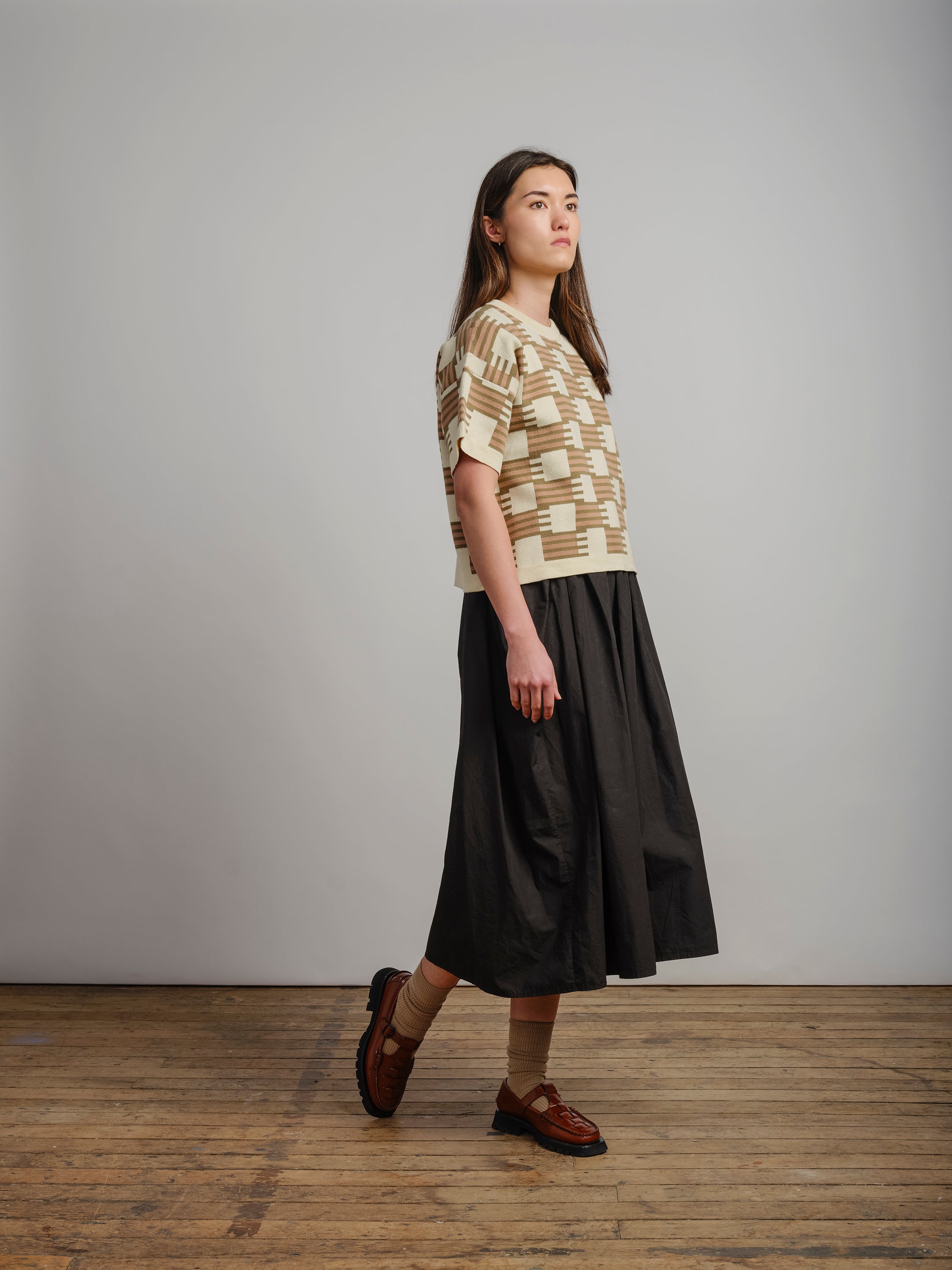 Otti Sweater Tee - Umber