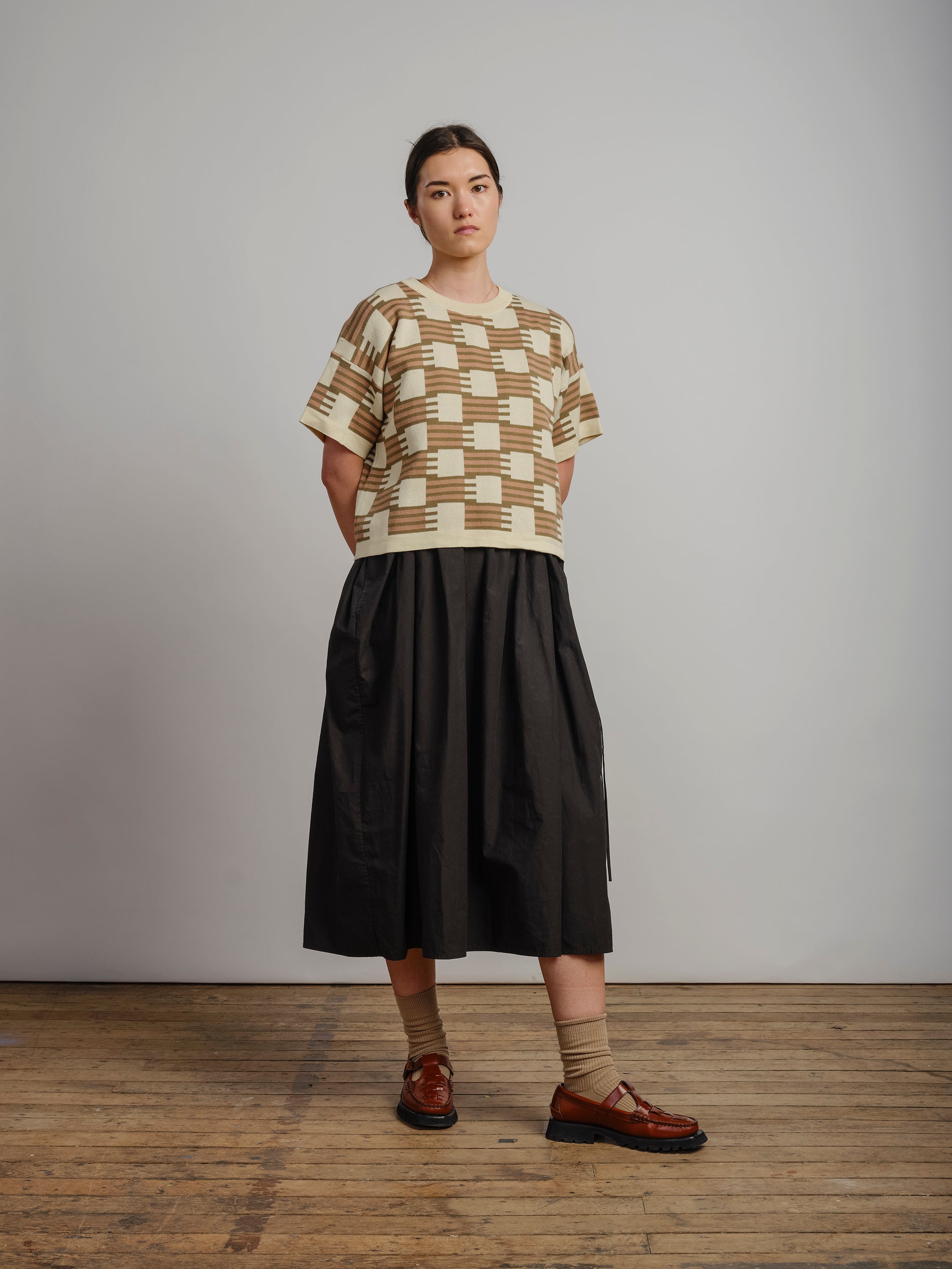 Otti Sweater Tee - Umber