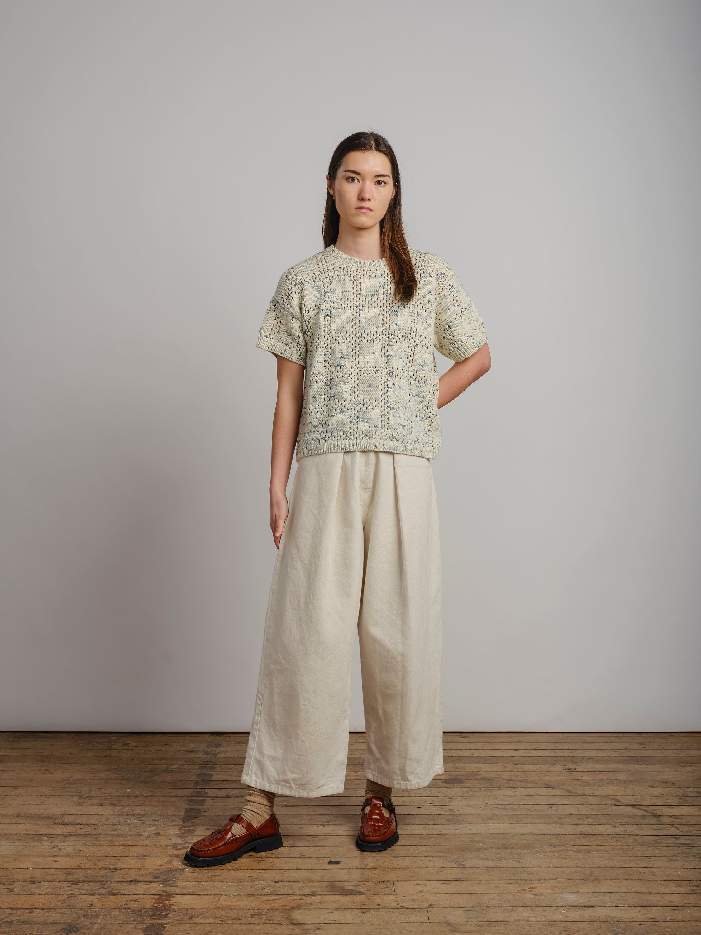 Florence Grid Tee - Terrazzo