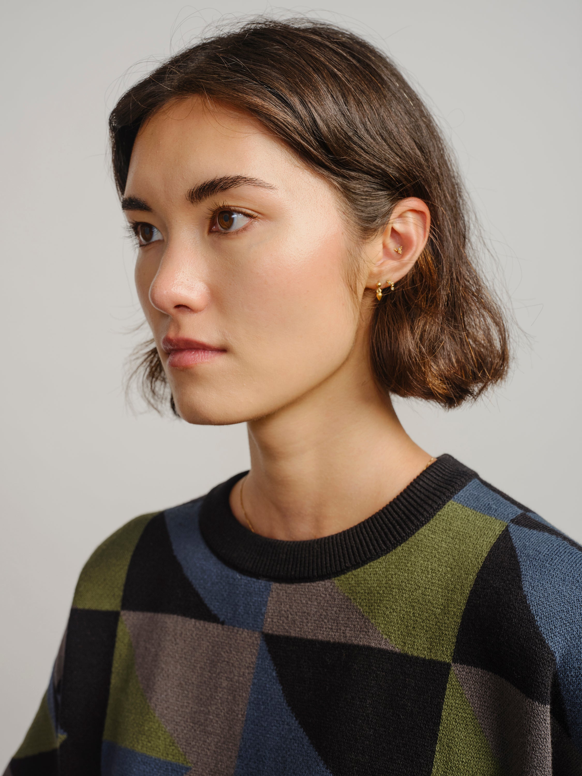 Calder Sweater Tee - Dusk