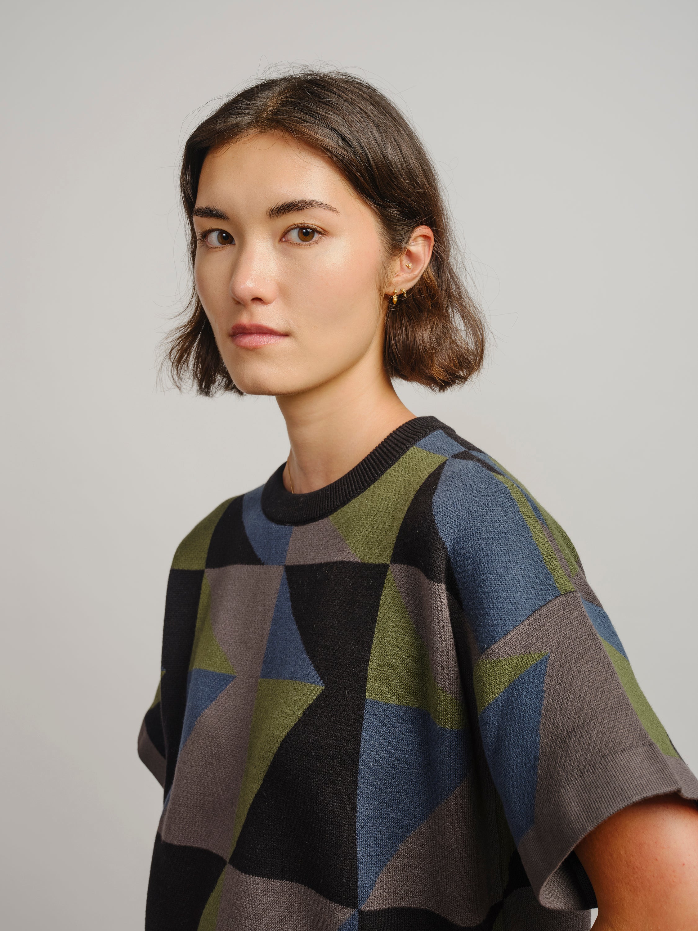 Calder Sweater Tee - Dusk
