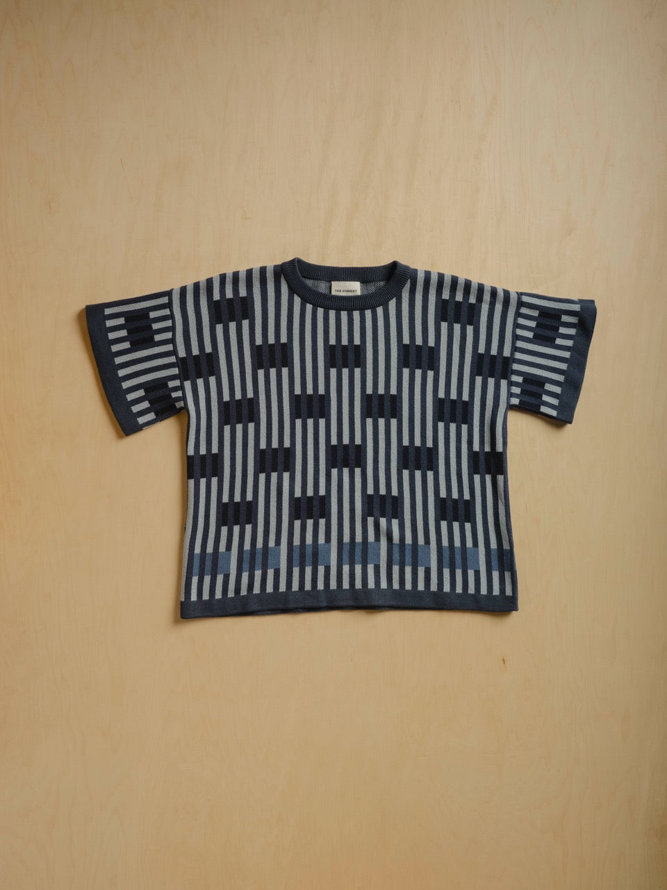 Bauhaus Short Sleeve Sweater Tee - Cinder