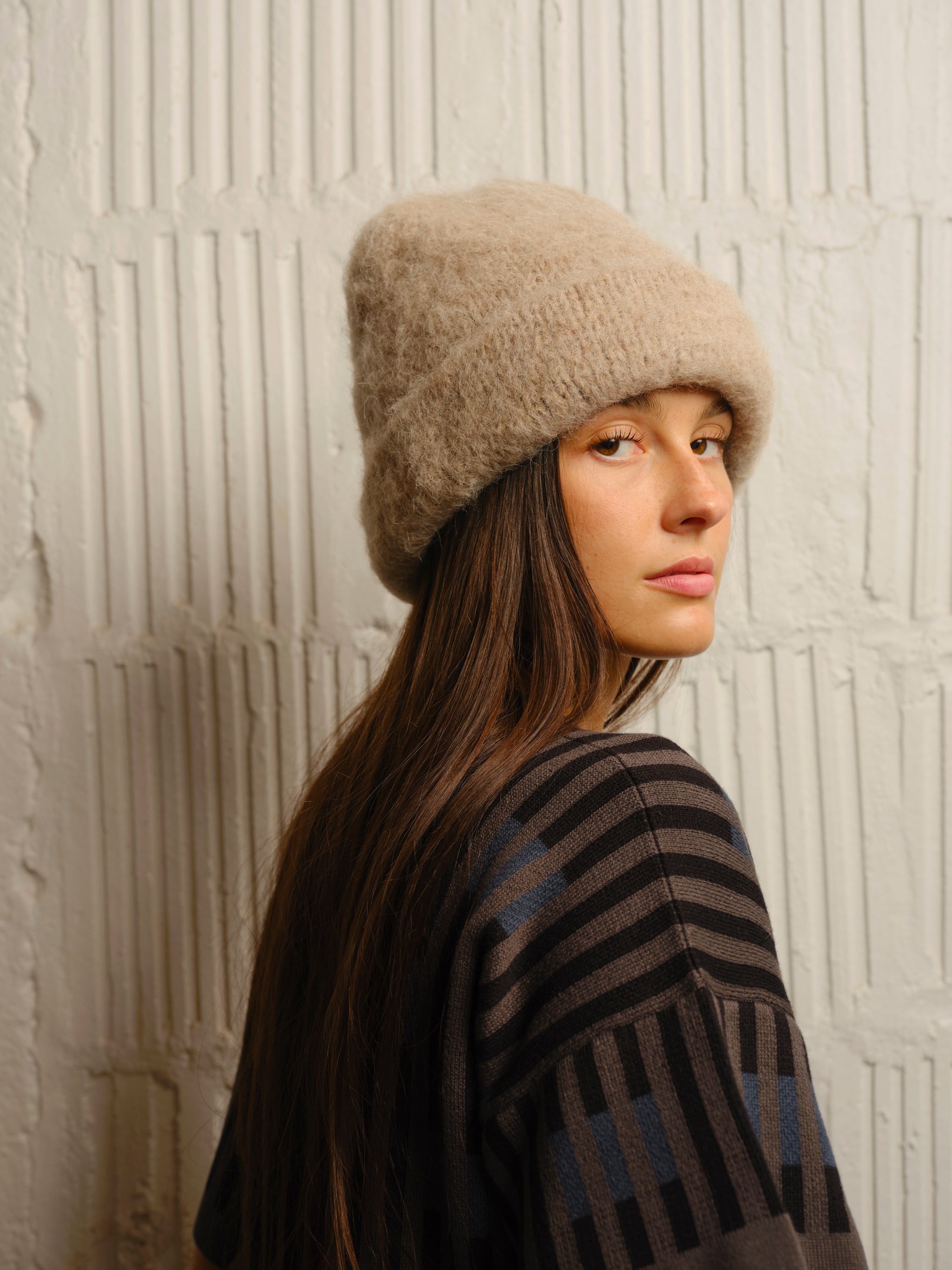 Bauhaus Short Sleeve Sweater Tee - Fluorite