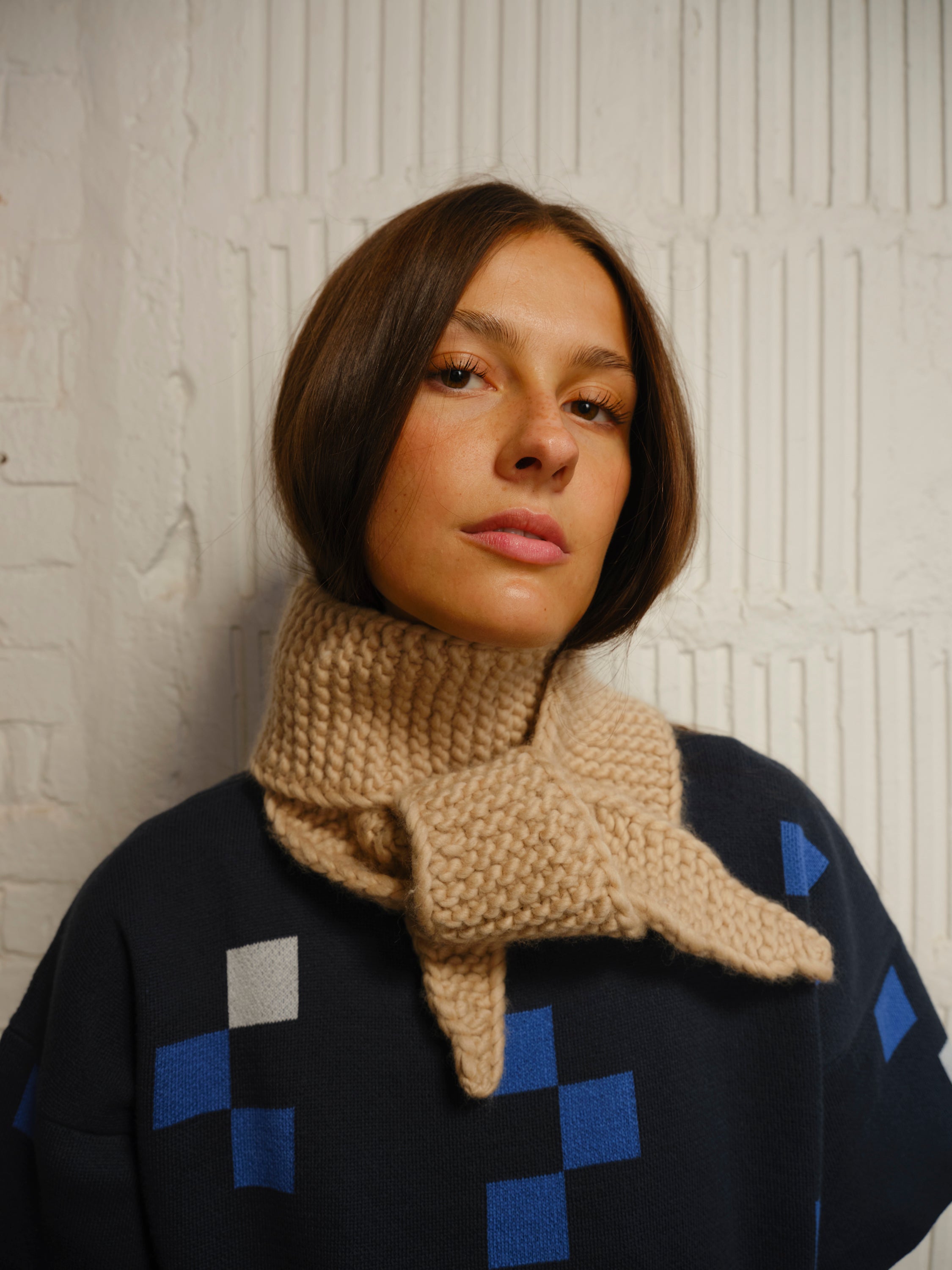 Albers Short Sleeve Sweater Tee - Sodalite