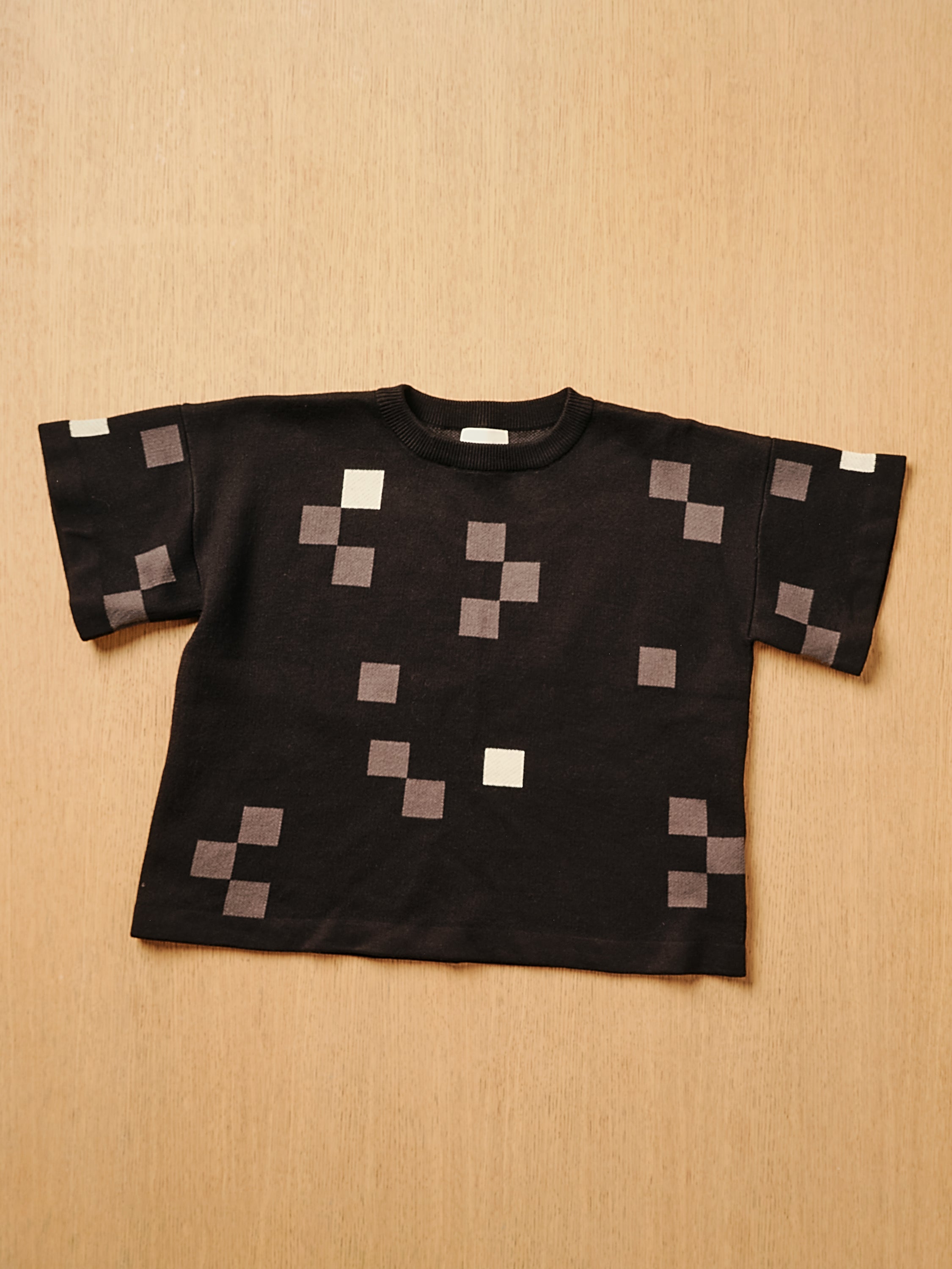 Albers Short Sleeve Sweater Tee - Obsidian