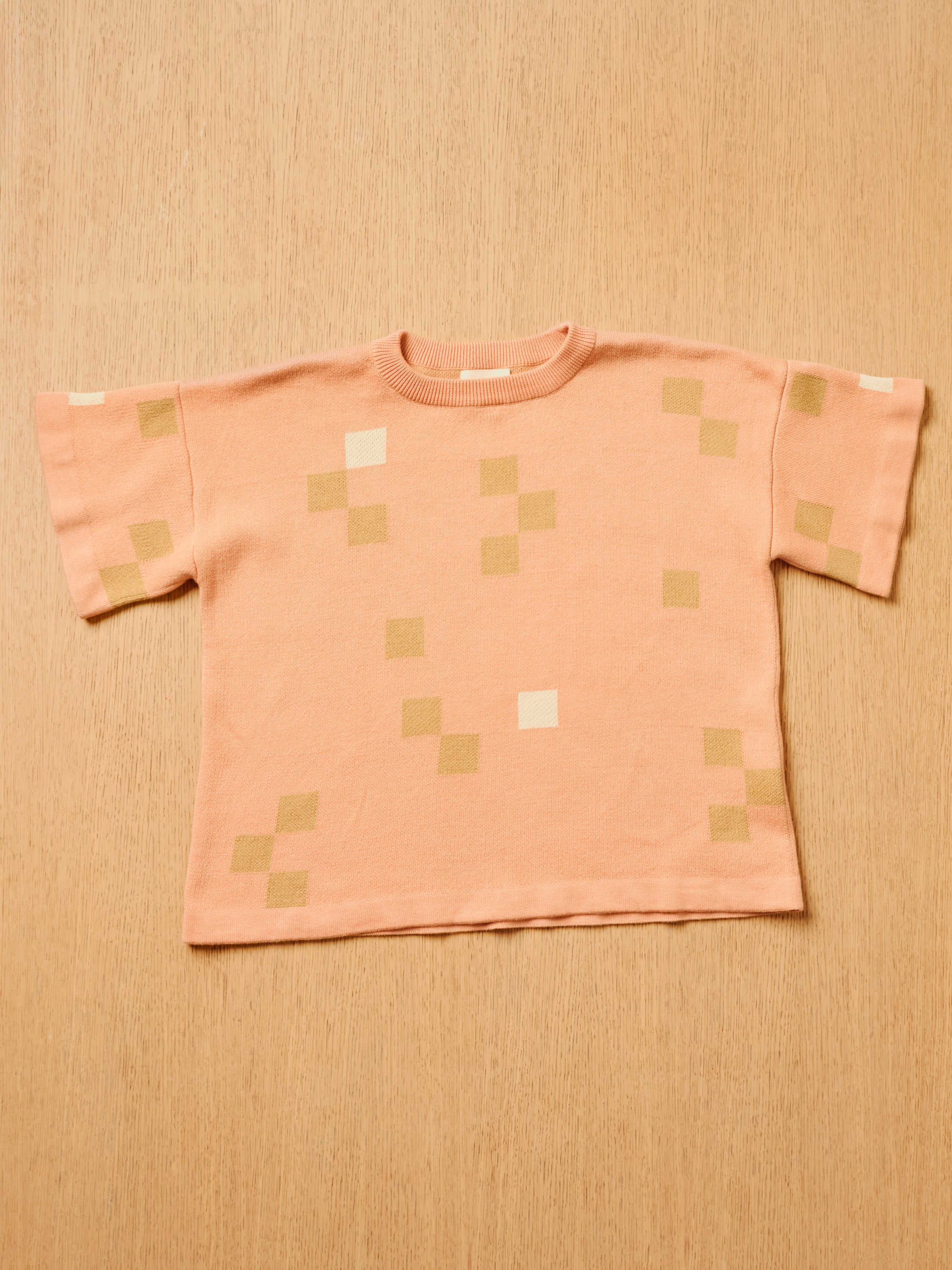 Albers Short Sleeve Sweater Tee - Opal