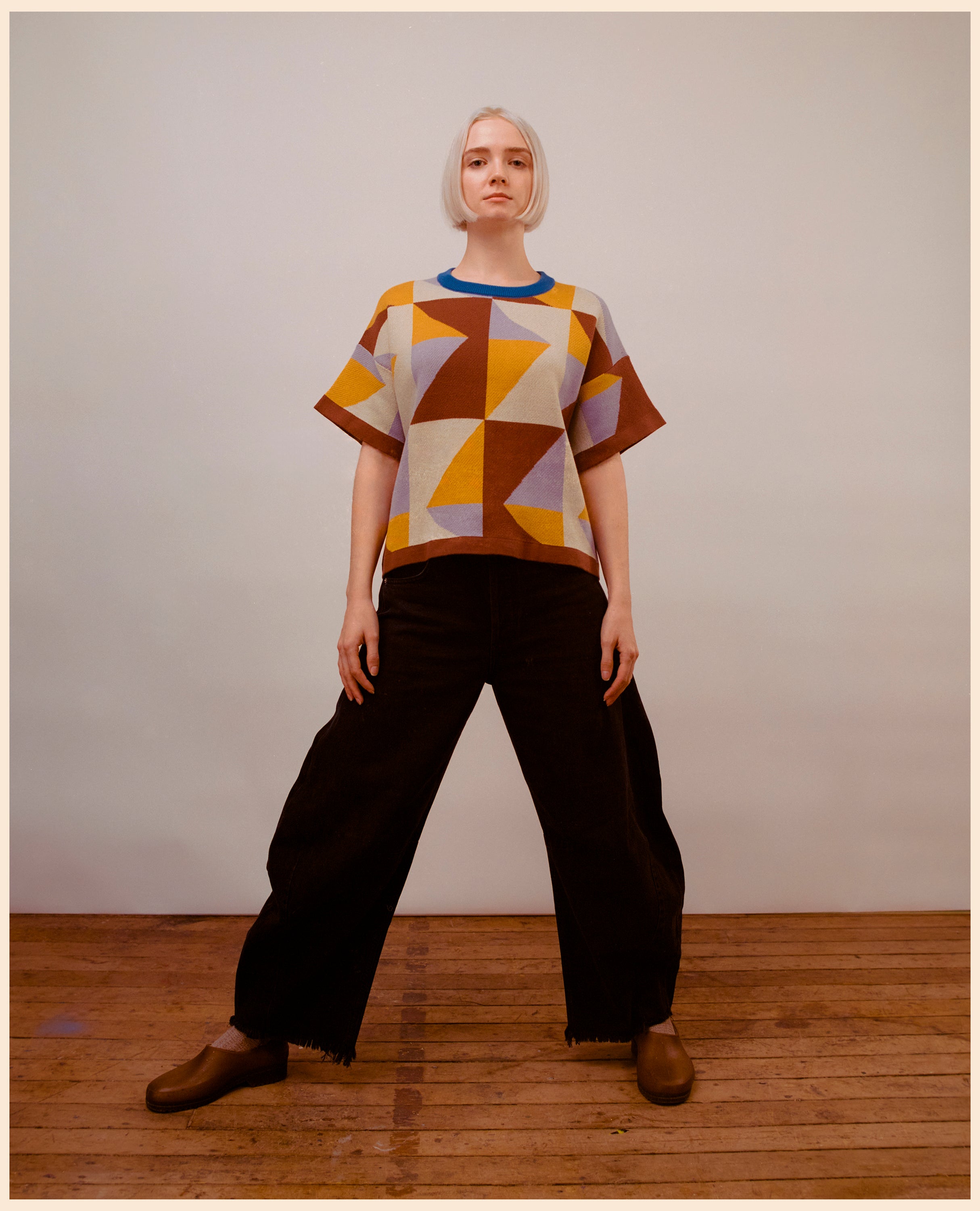 Calder Sweater Tee - Alstroemeria