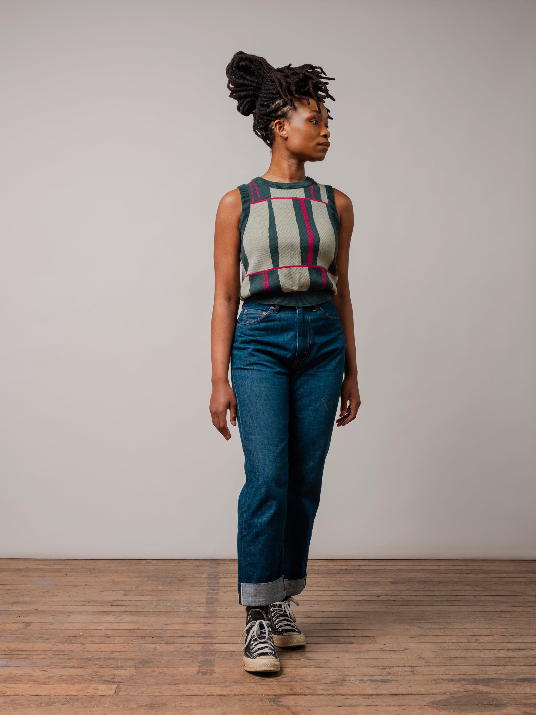 Piet Knit Vest - Cinchona