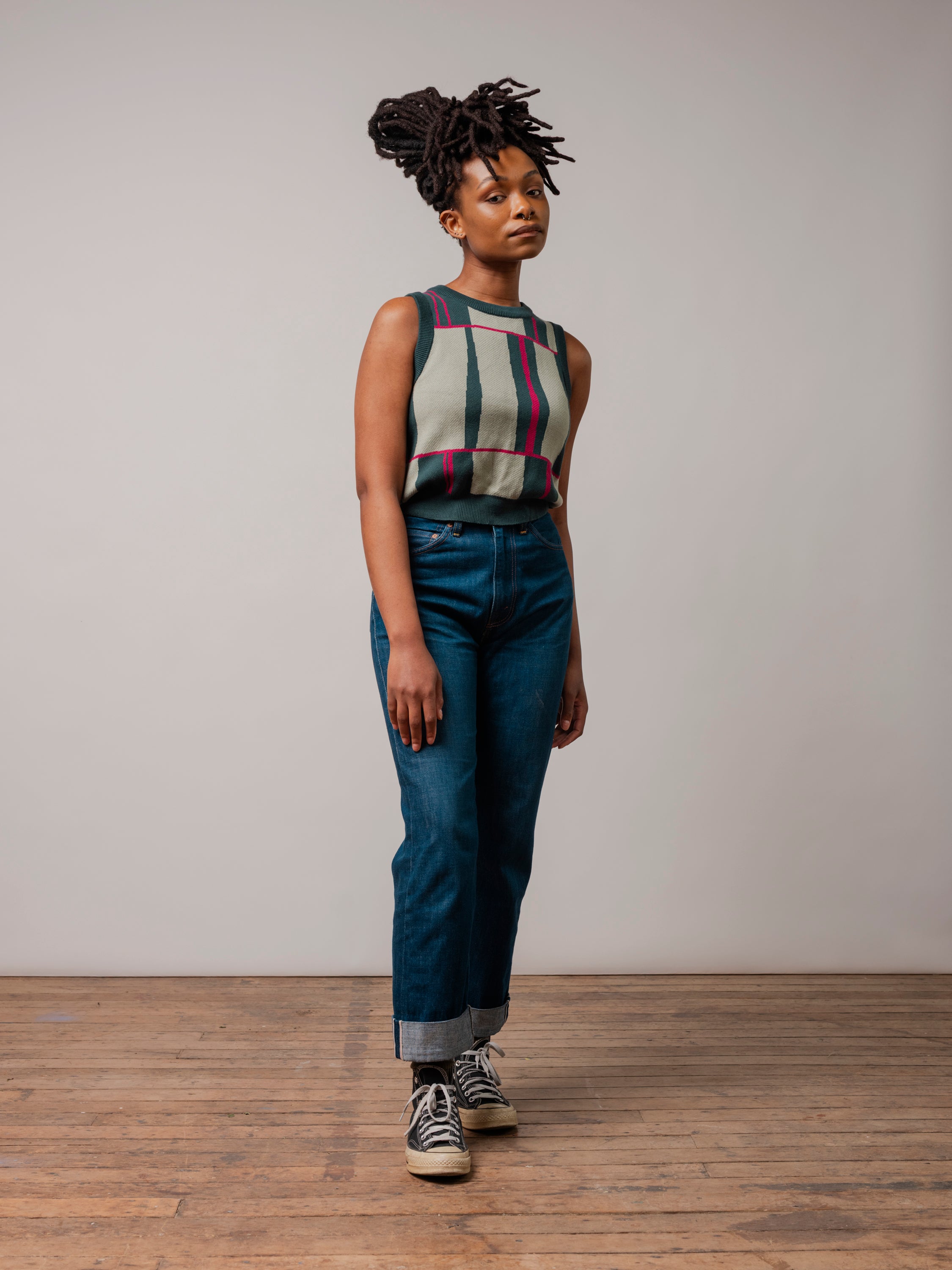 Piet Knit Vest - Cinchona