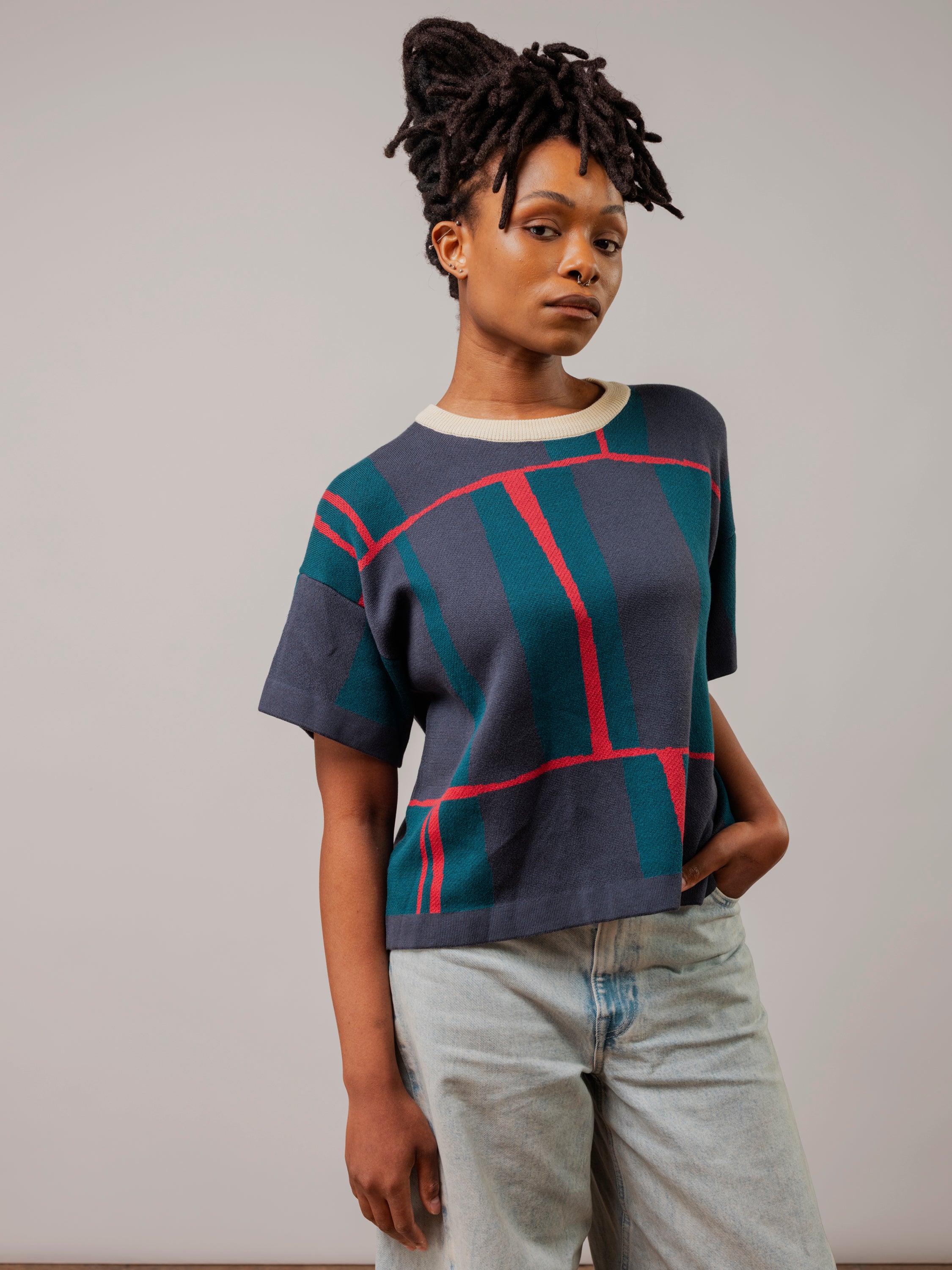 Piet Sweater Tee - Lupine