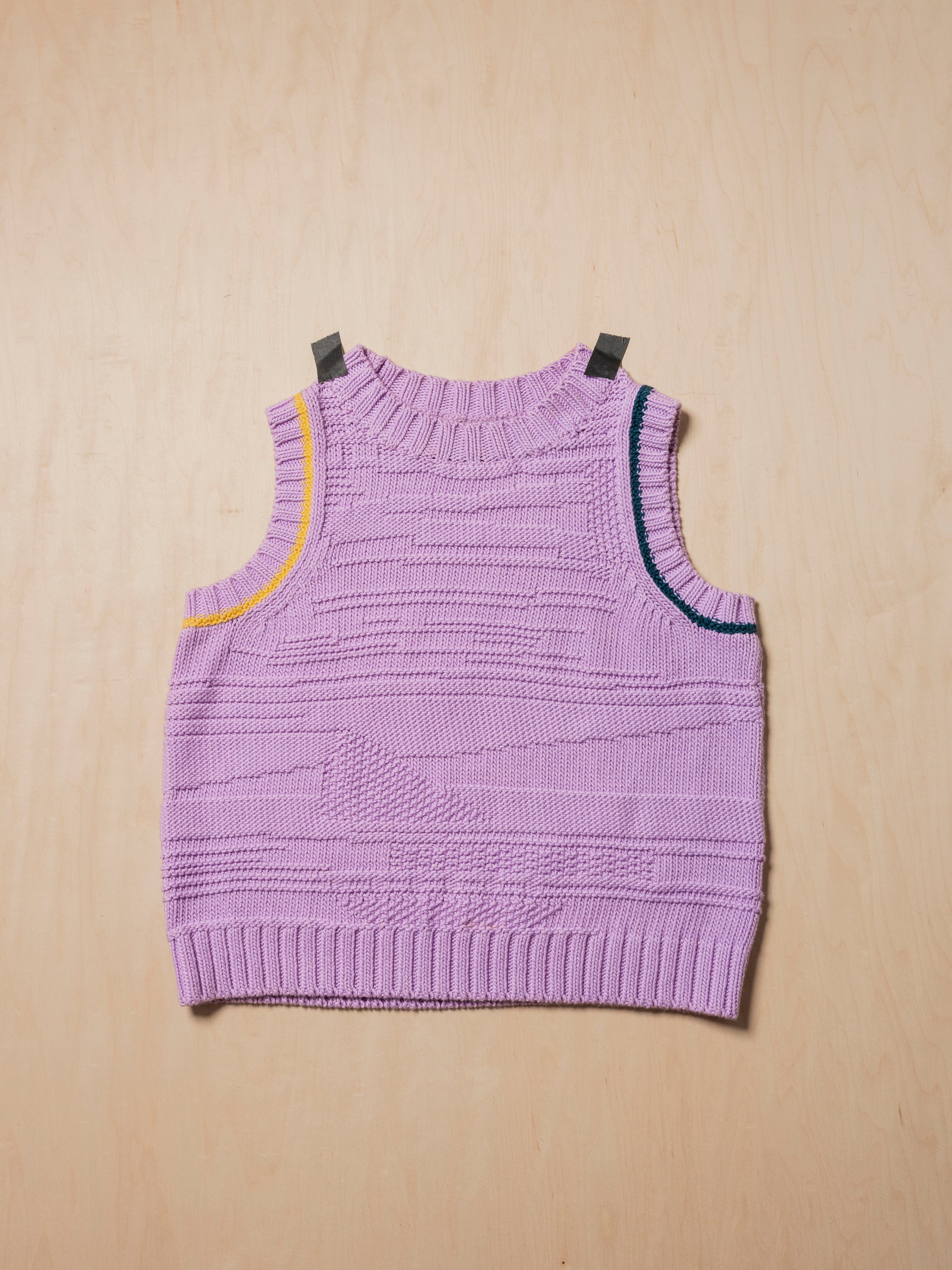 Textured Vest - Lavender
