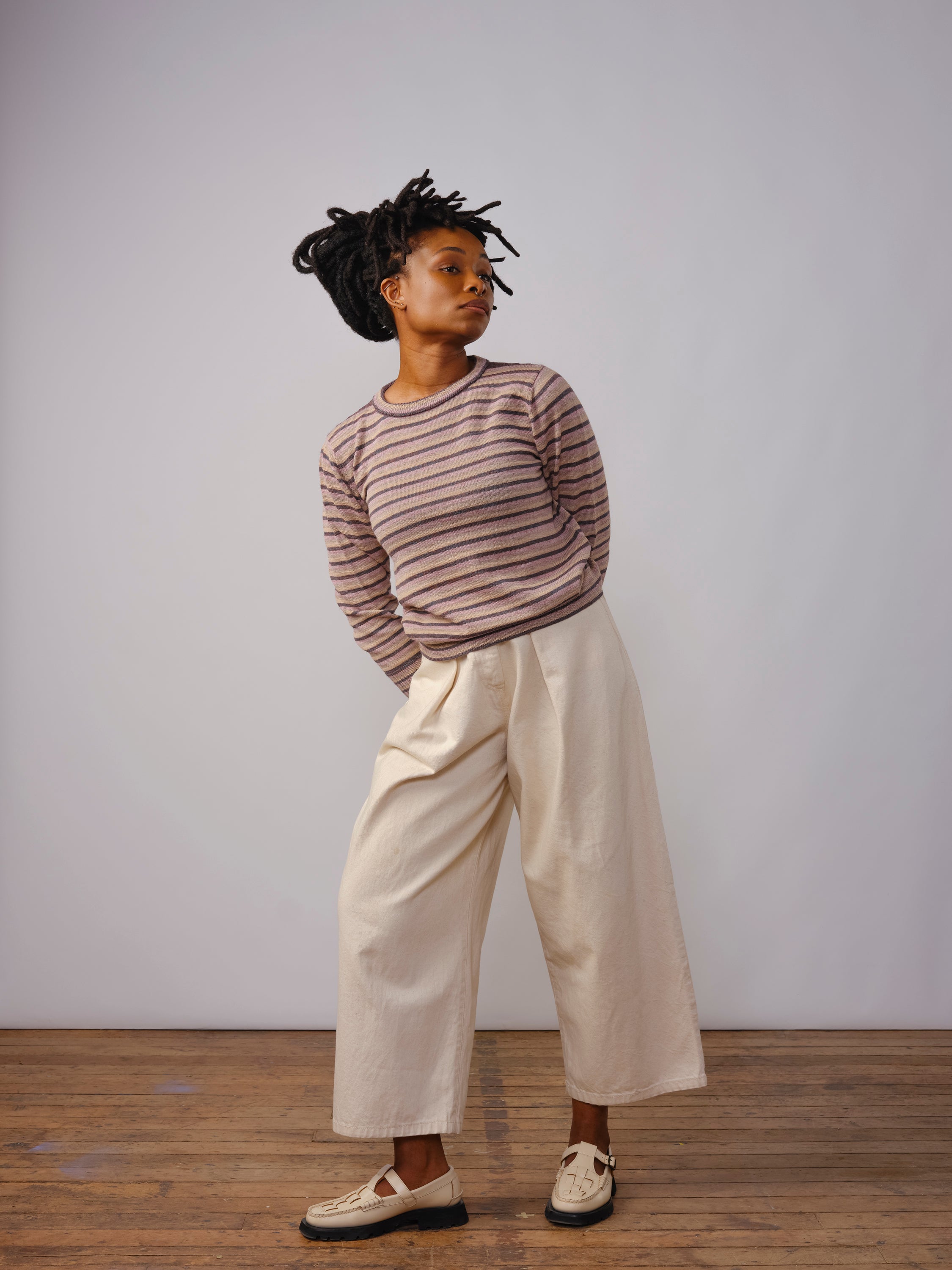 Long Sleeve Sweater Tee - Pitahaya