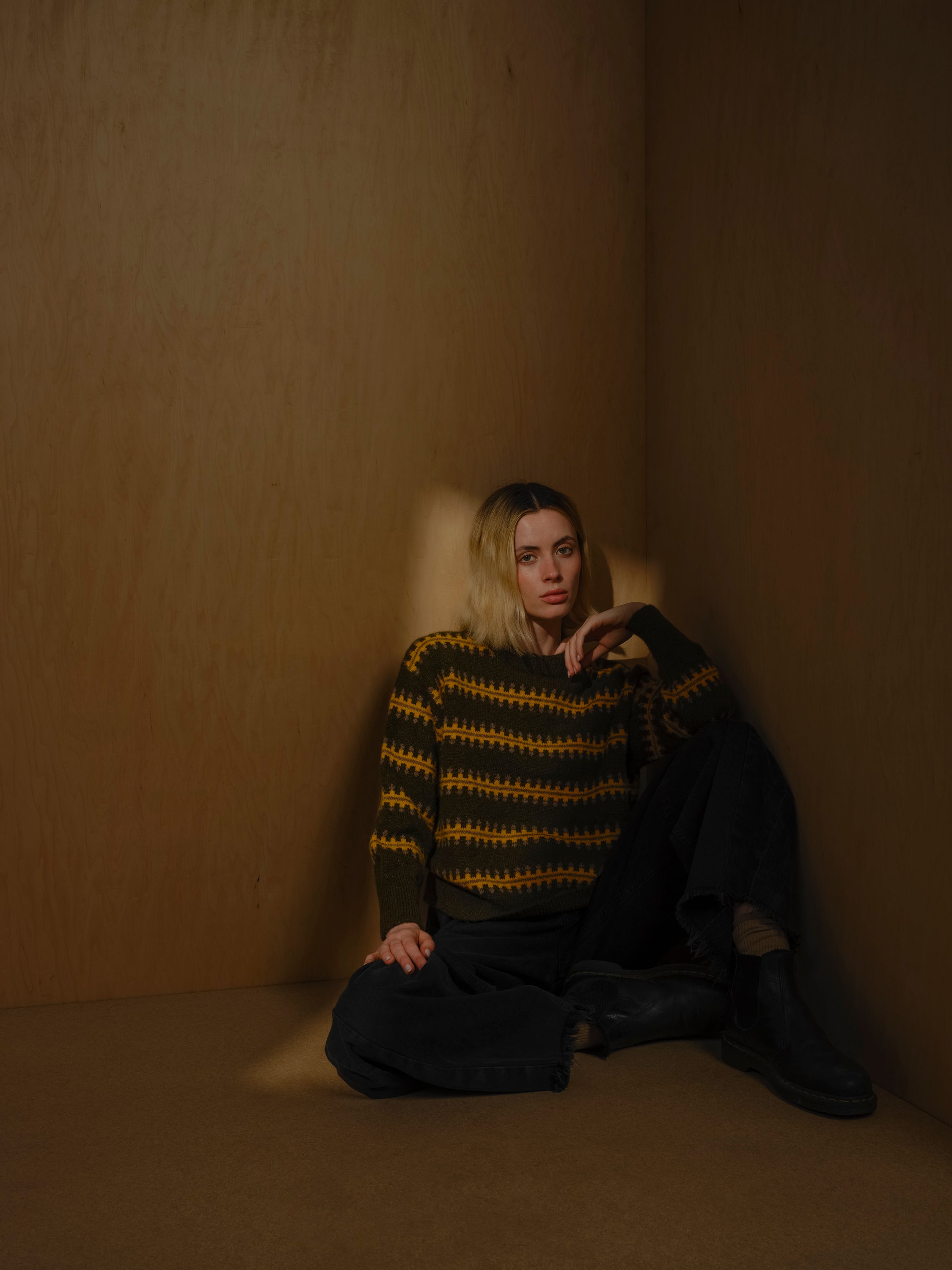 Vera Fairisle Sweater - Monstera