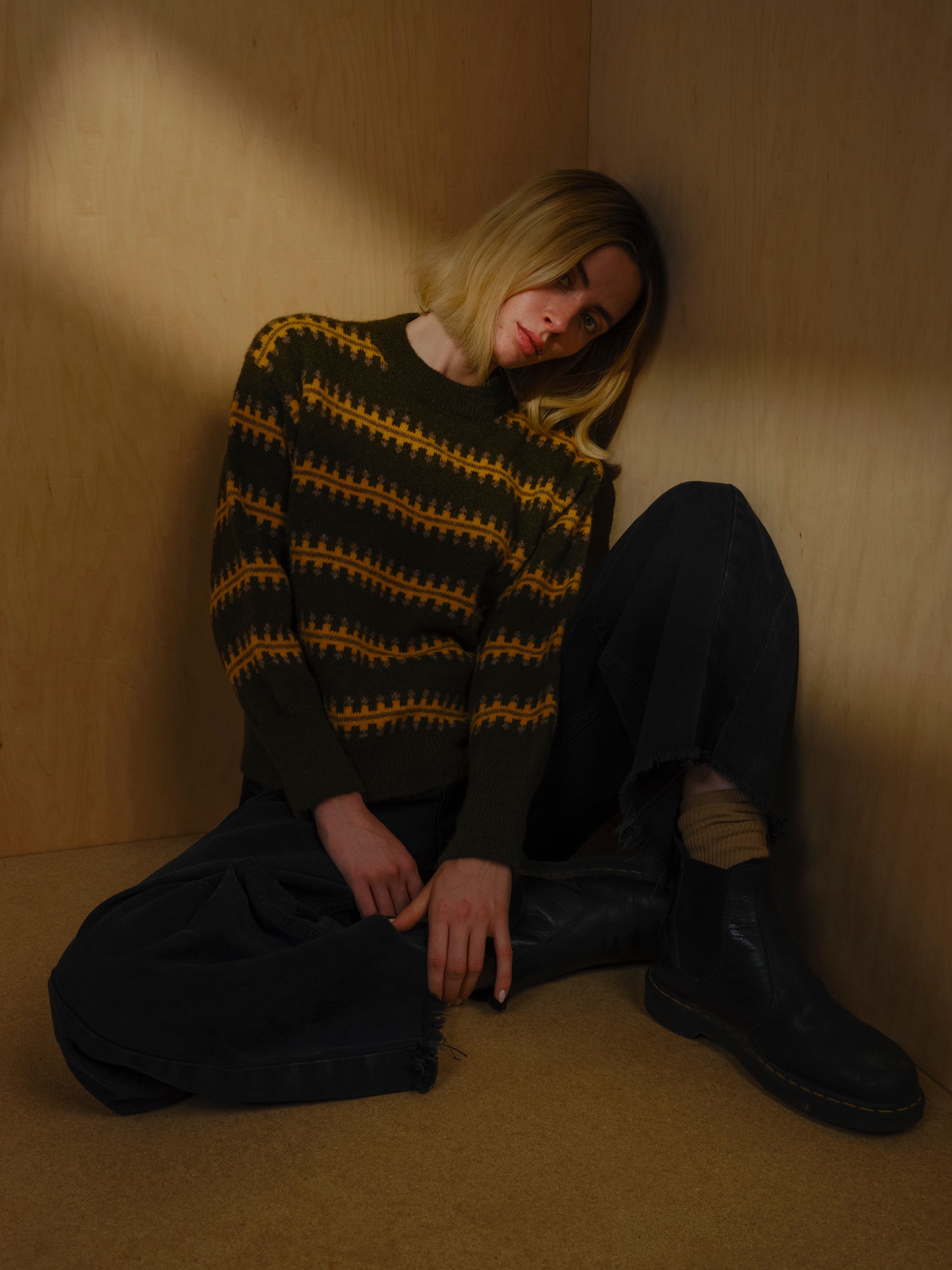 Vera Fairisle Sweater - Monstera