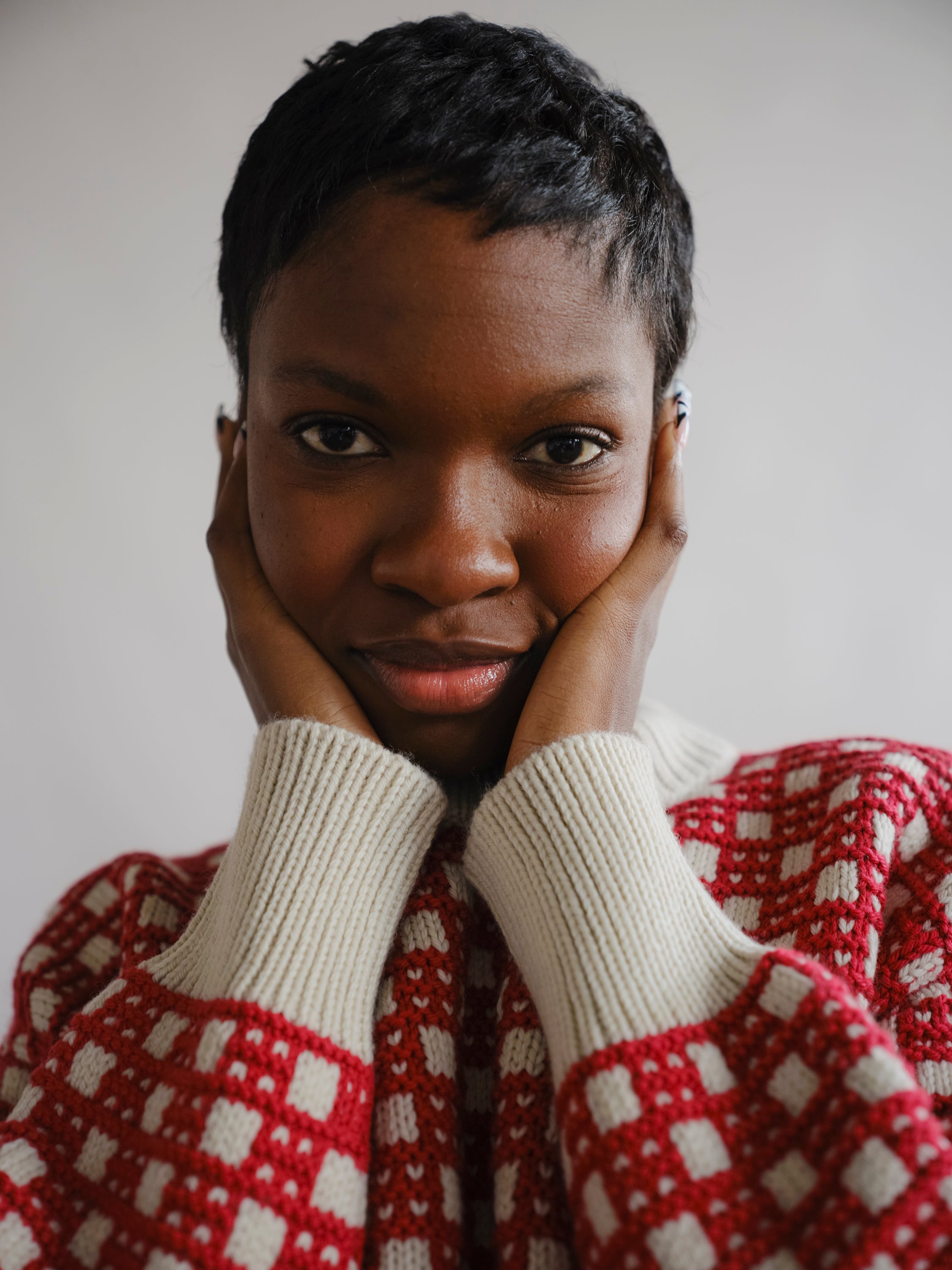 Augusta Grid Stitch Sweater - Kantuta