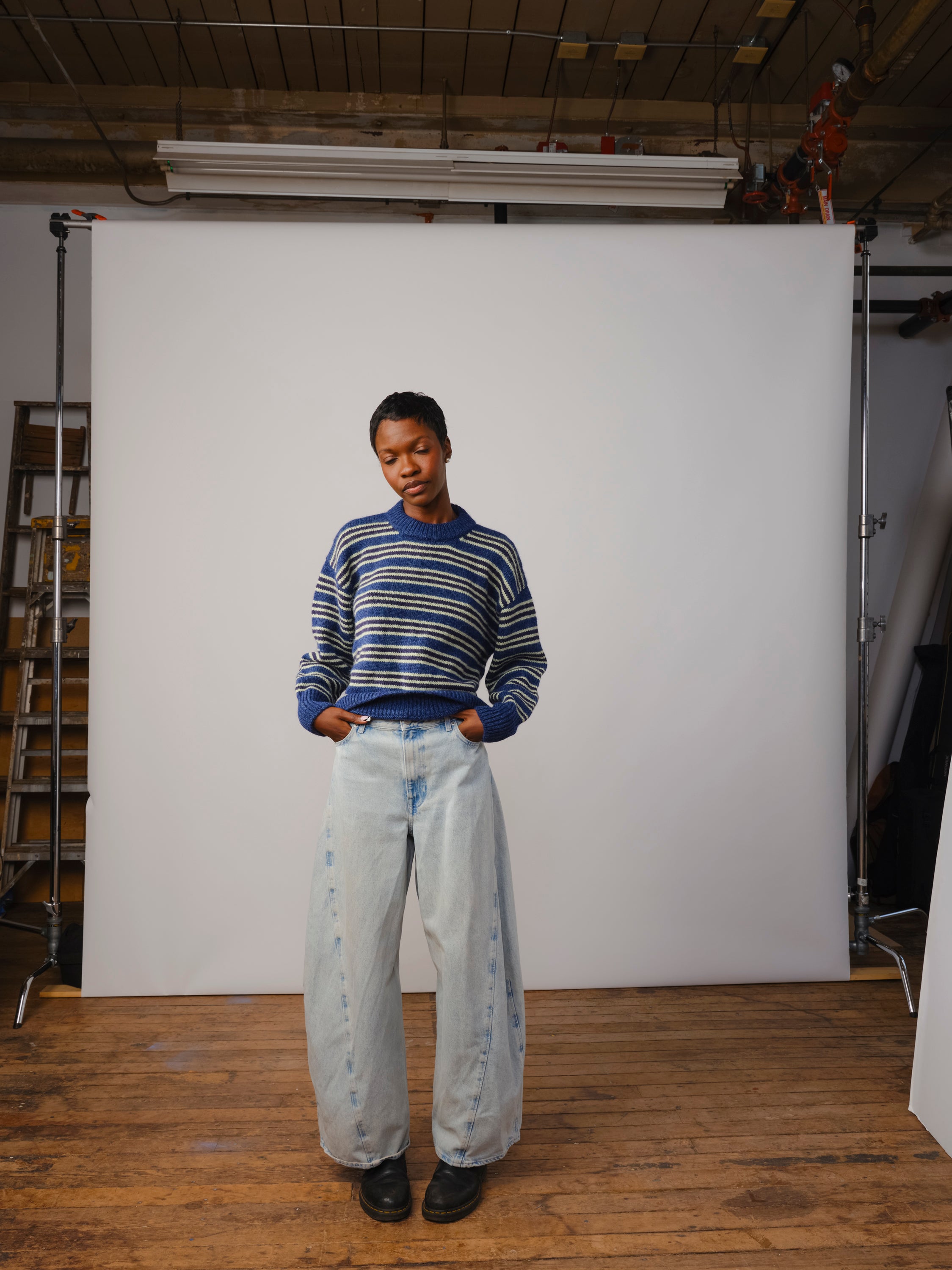 Hilma Striped Sweater - Nicandra