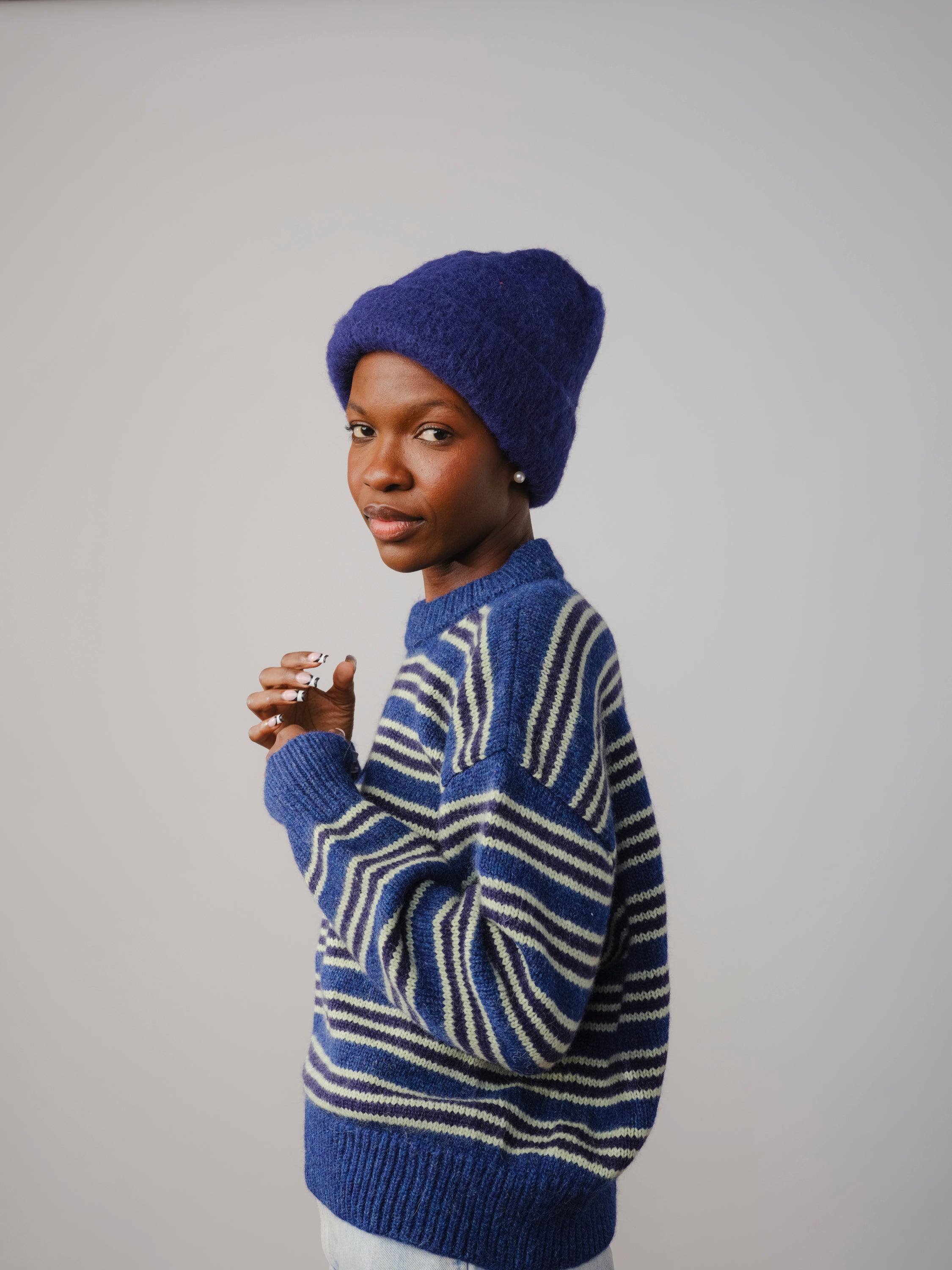 Hilma Striped Sweater - Nicandra