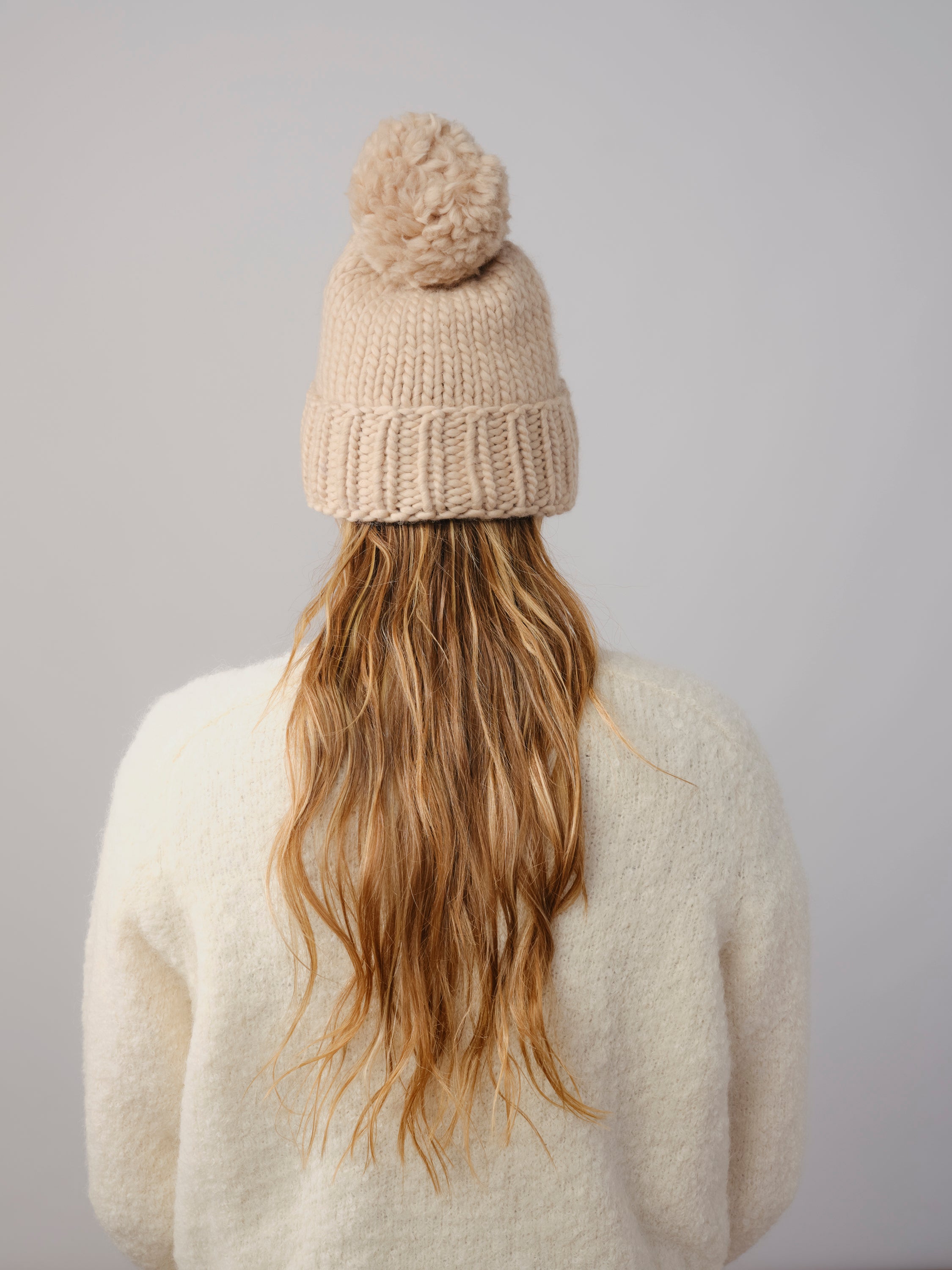 Marina Hand Knit Beanie - Jasper