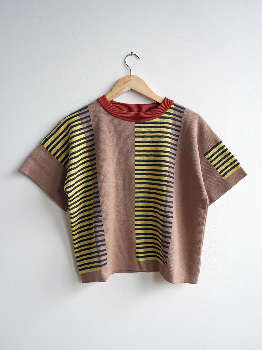 Benita Sweater Tee - Ochre