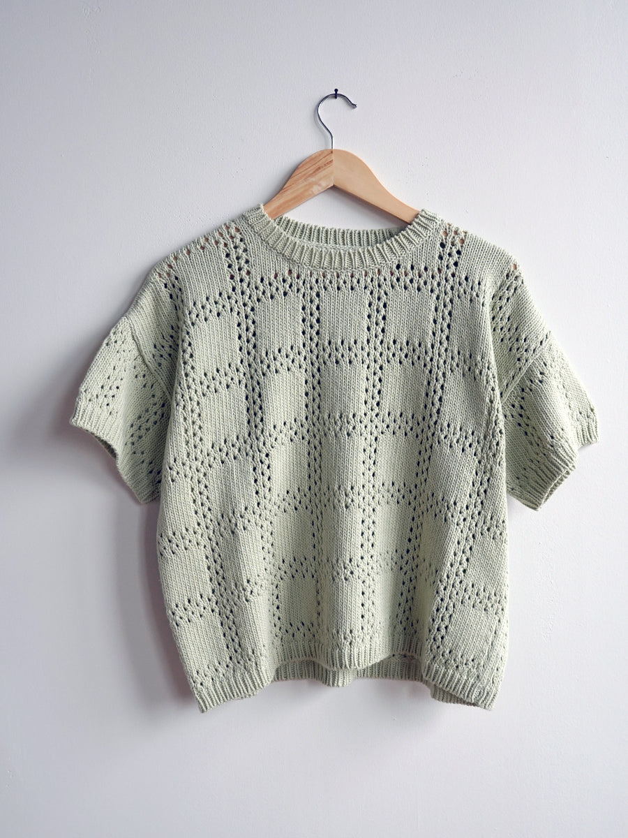 Florence Grid Tee - Fresco