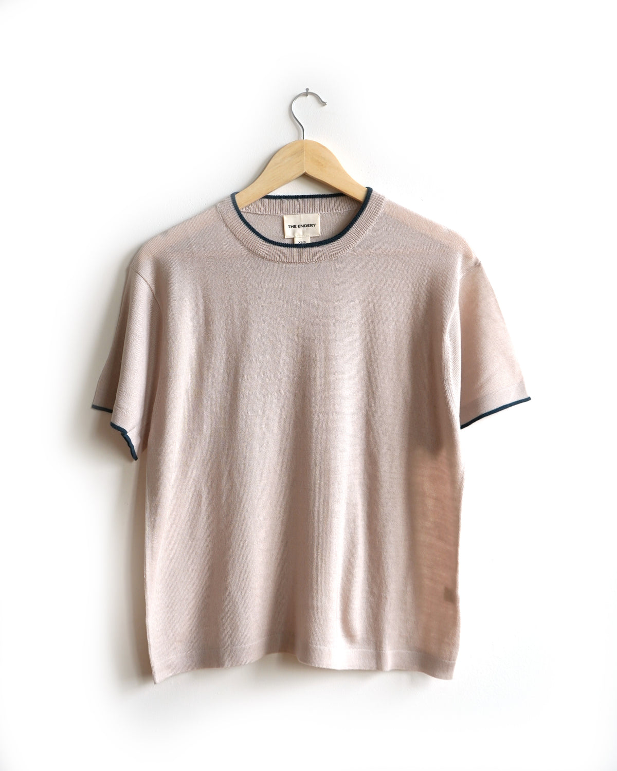 Classic Merino Oversized Tee - Sand
