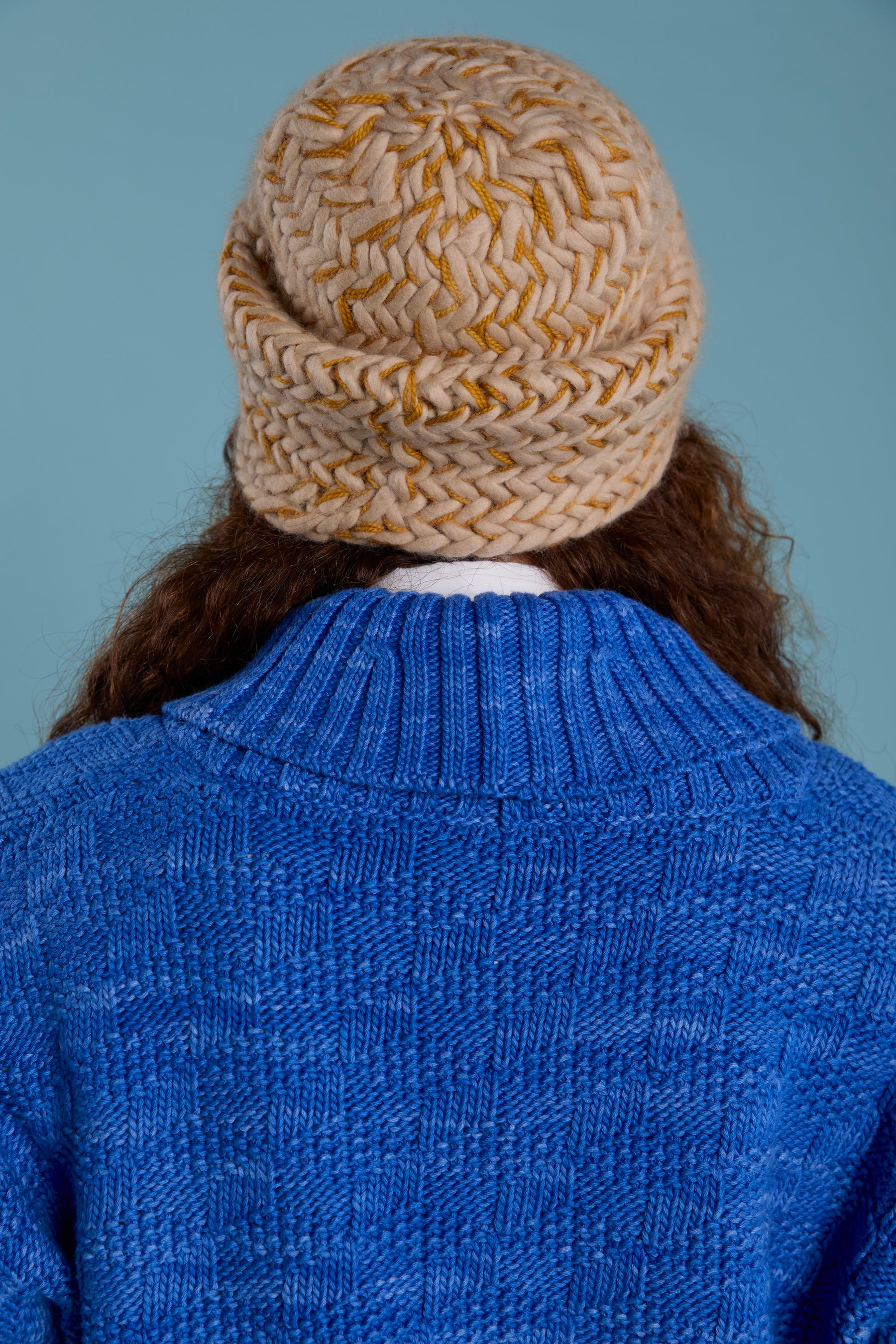 Frey Hand Knit Beanie - Fleece