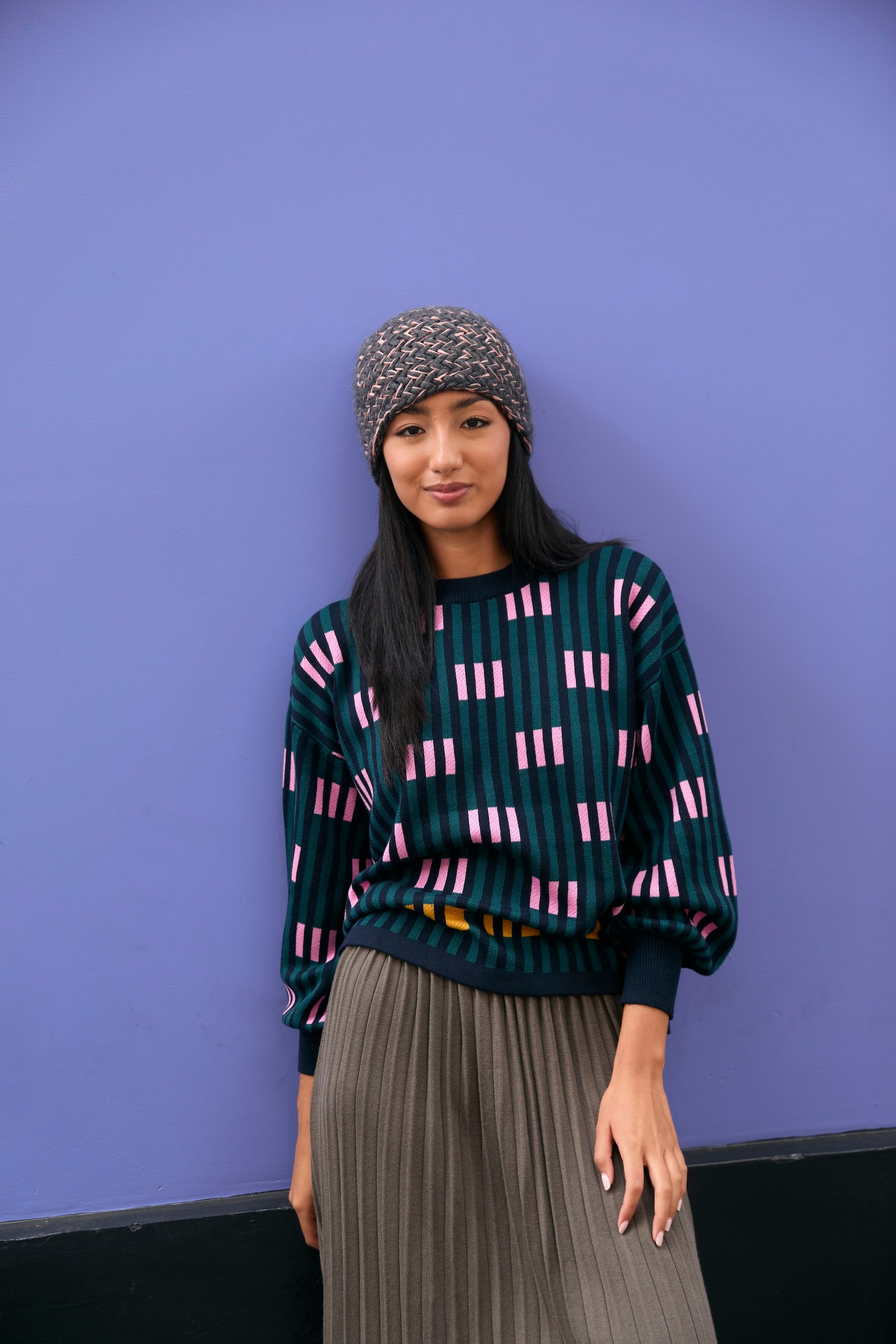 Frey Hand Knit Beanie - Galah