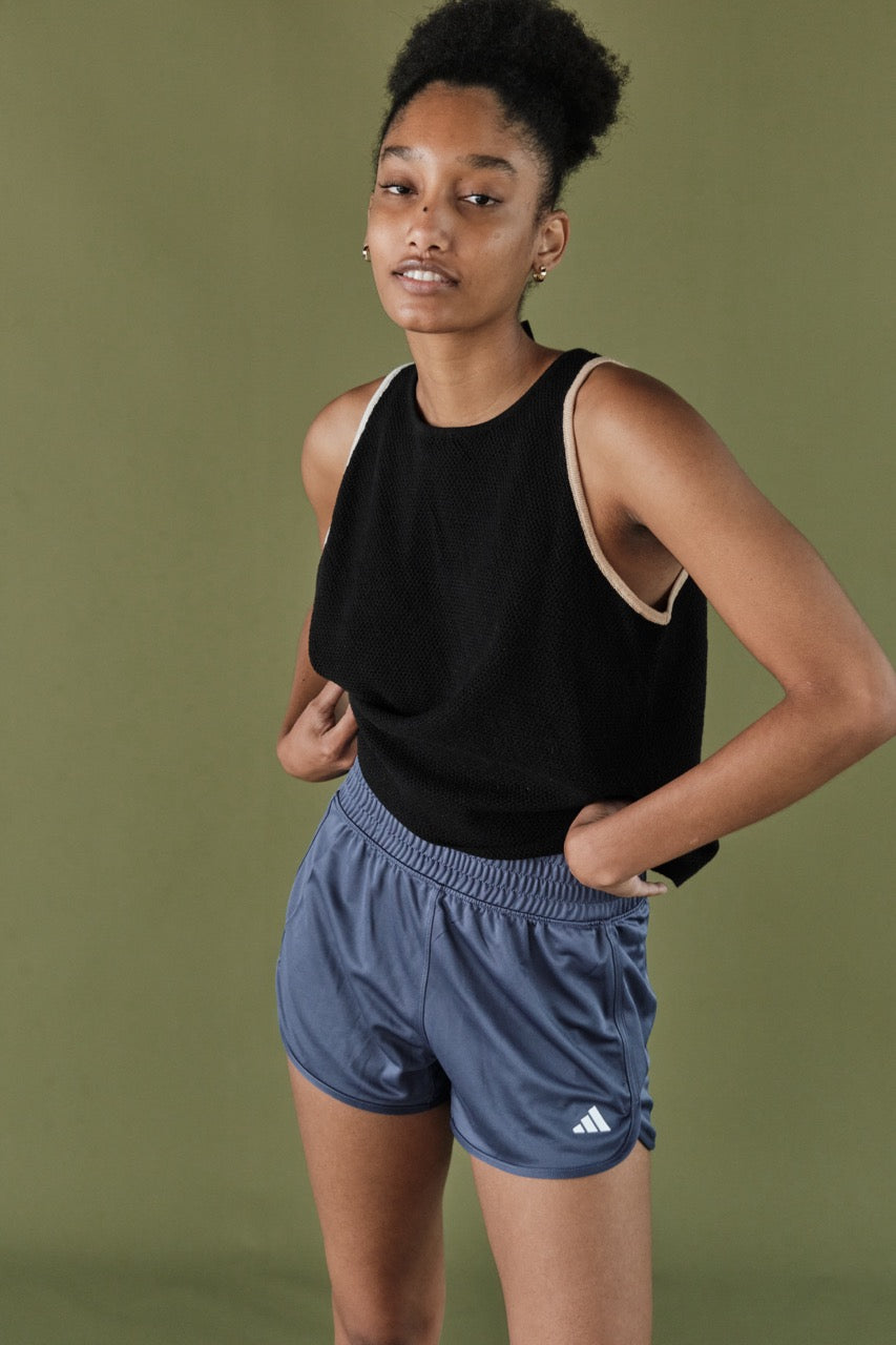 Knit Tank - Jet