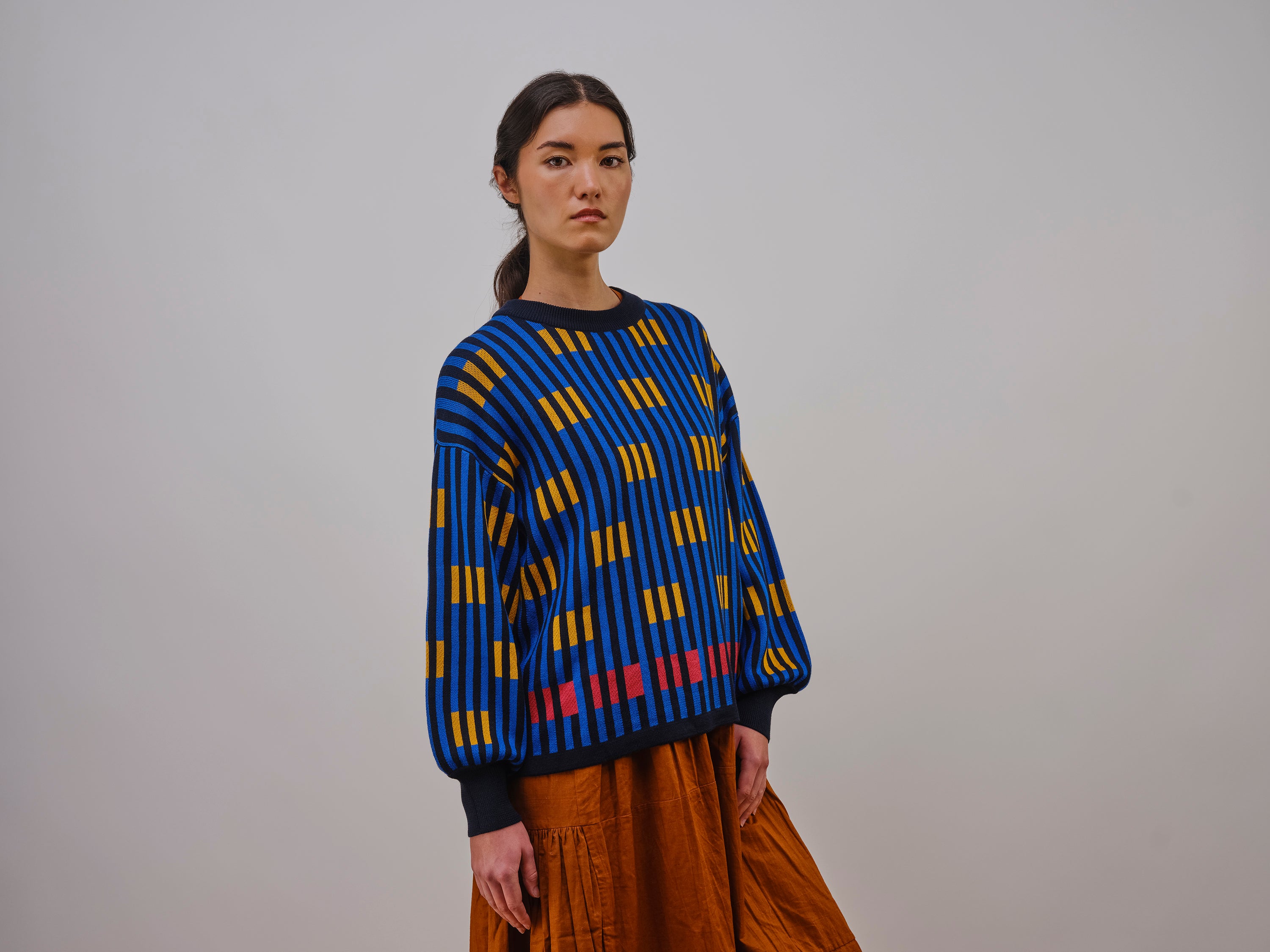 Bauhaus L/S Crew Sweater - Prism