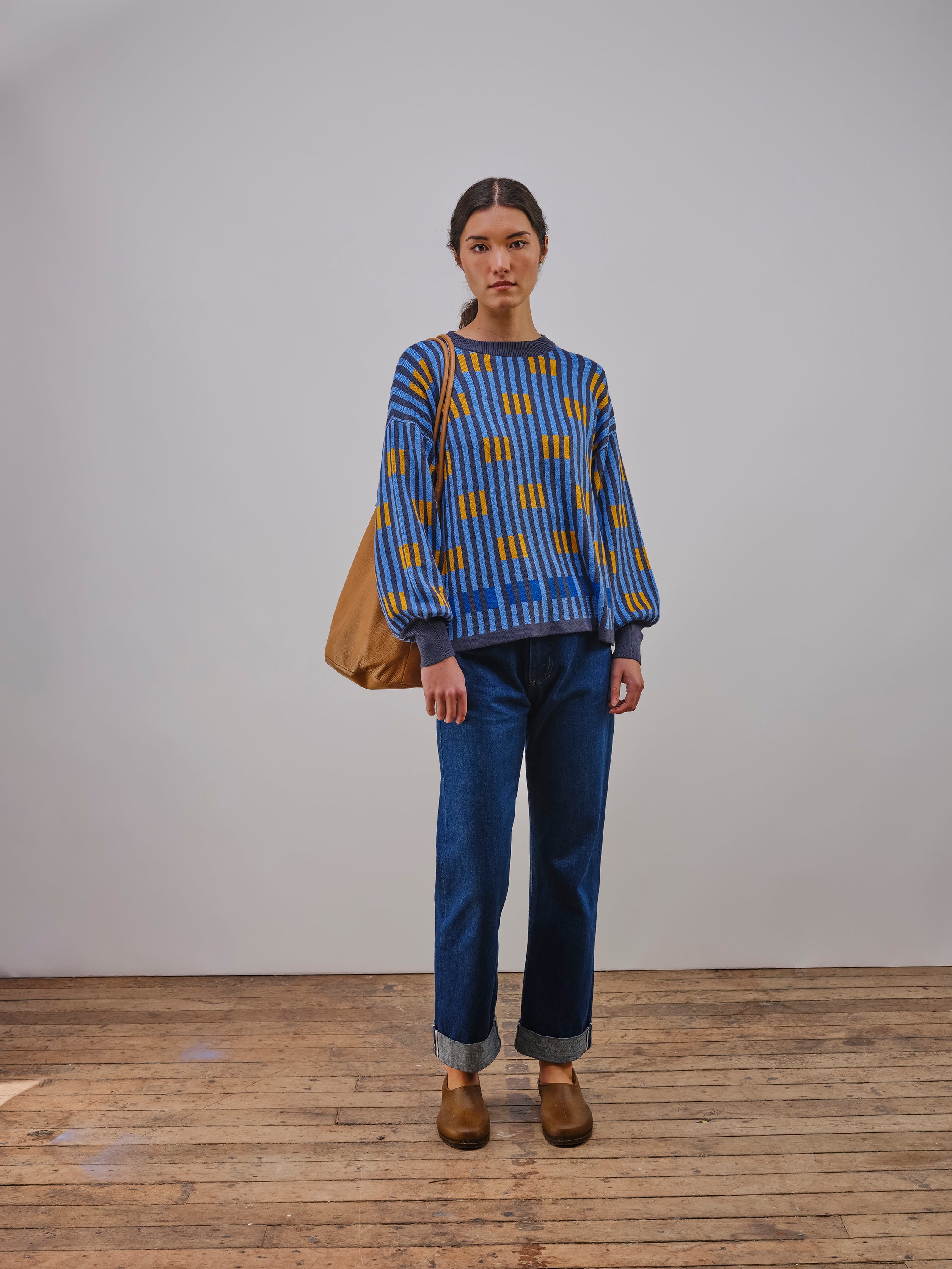 Bauhaus L/S Crew Sweater - Mirror