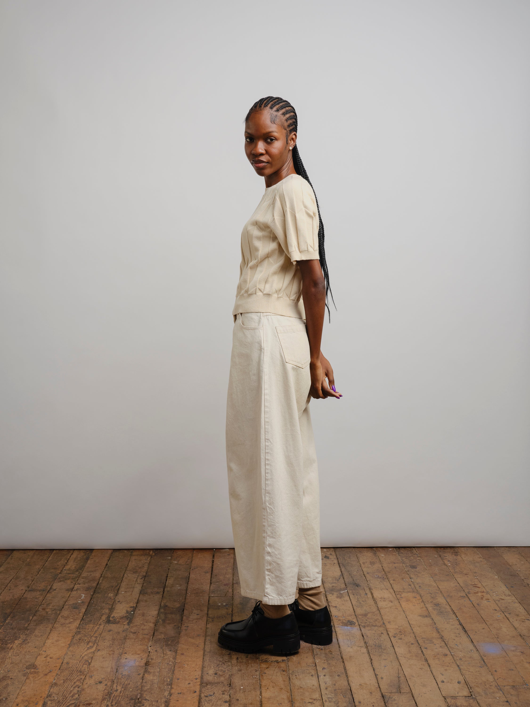 Chevron Ruben Tee - Birch