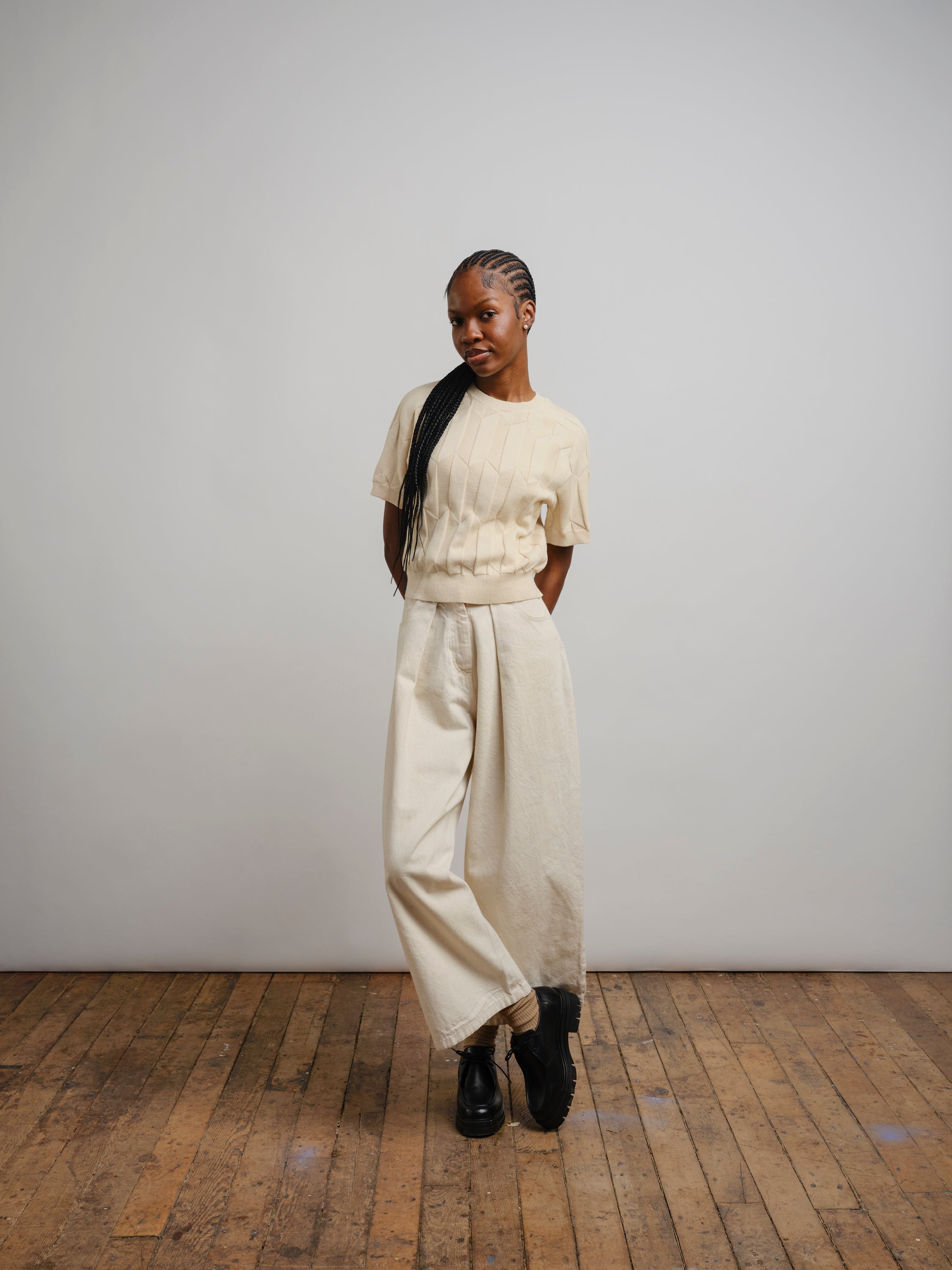 Chevron Ruben Tee - Birch