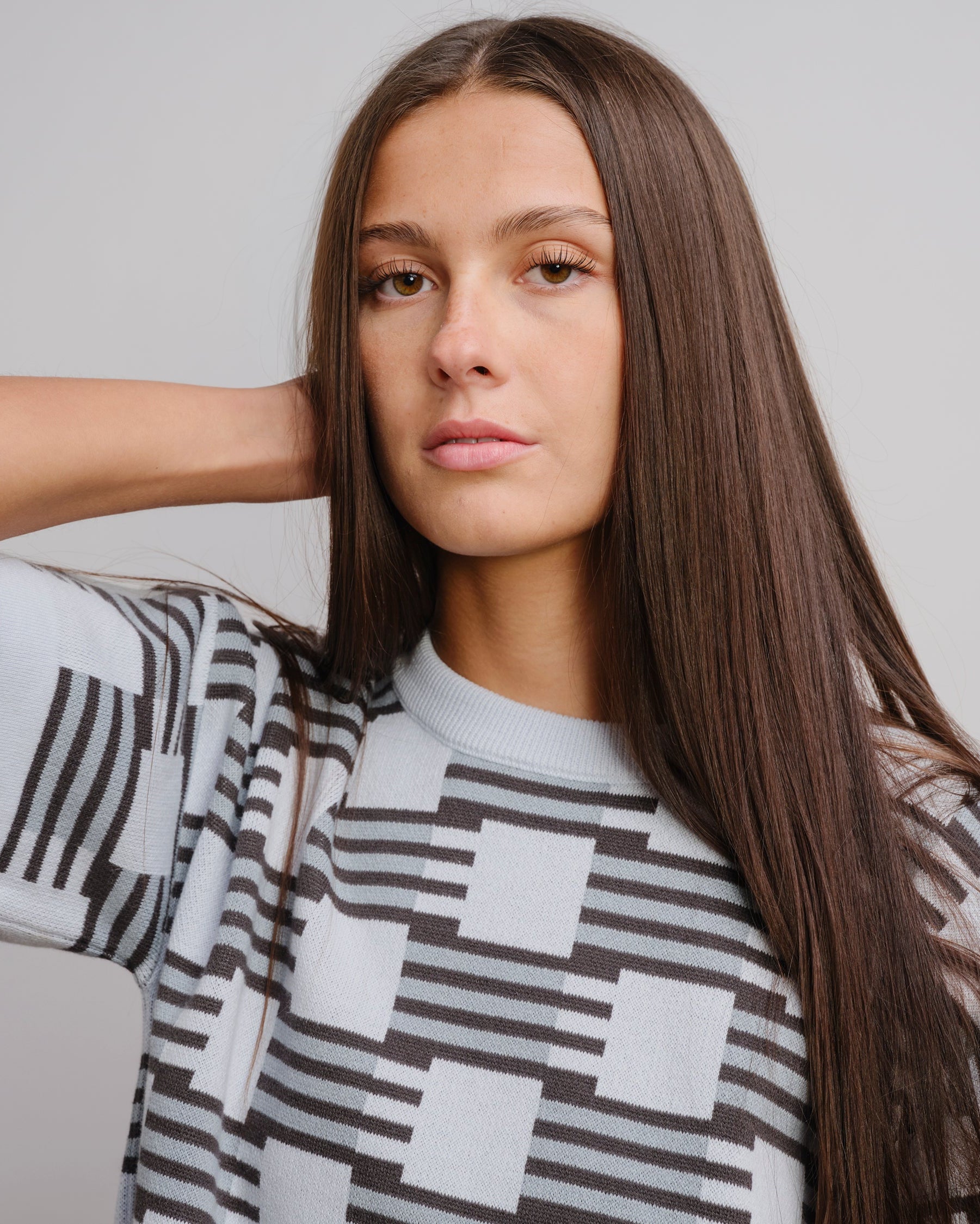 Otti Sweater Tee - Cerulean