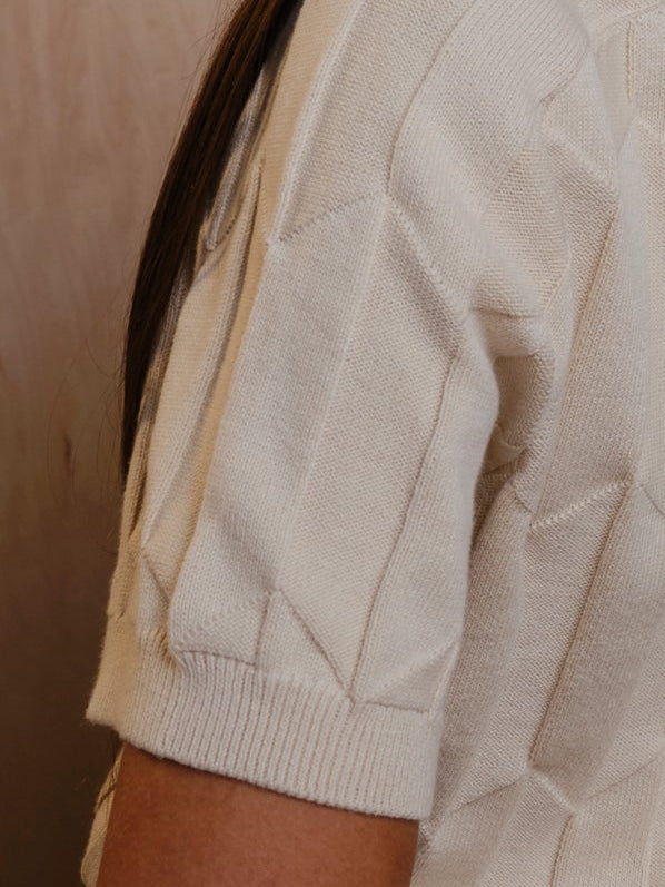 Chevron Ruben Tee - Birch
