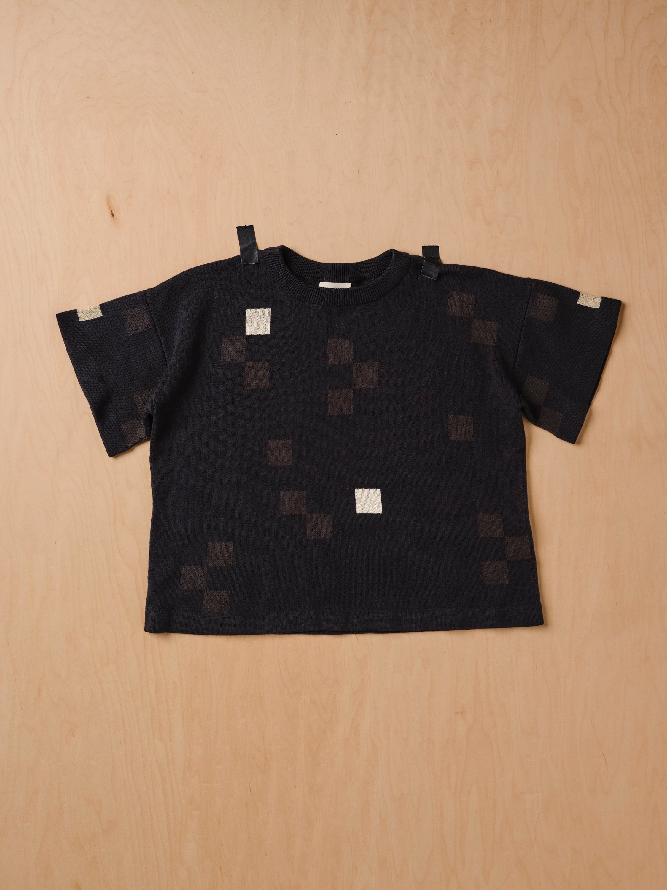 Albers Short Sleeve Sweater Tee - Obsidian