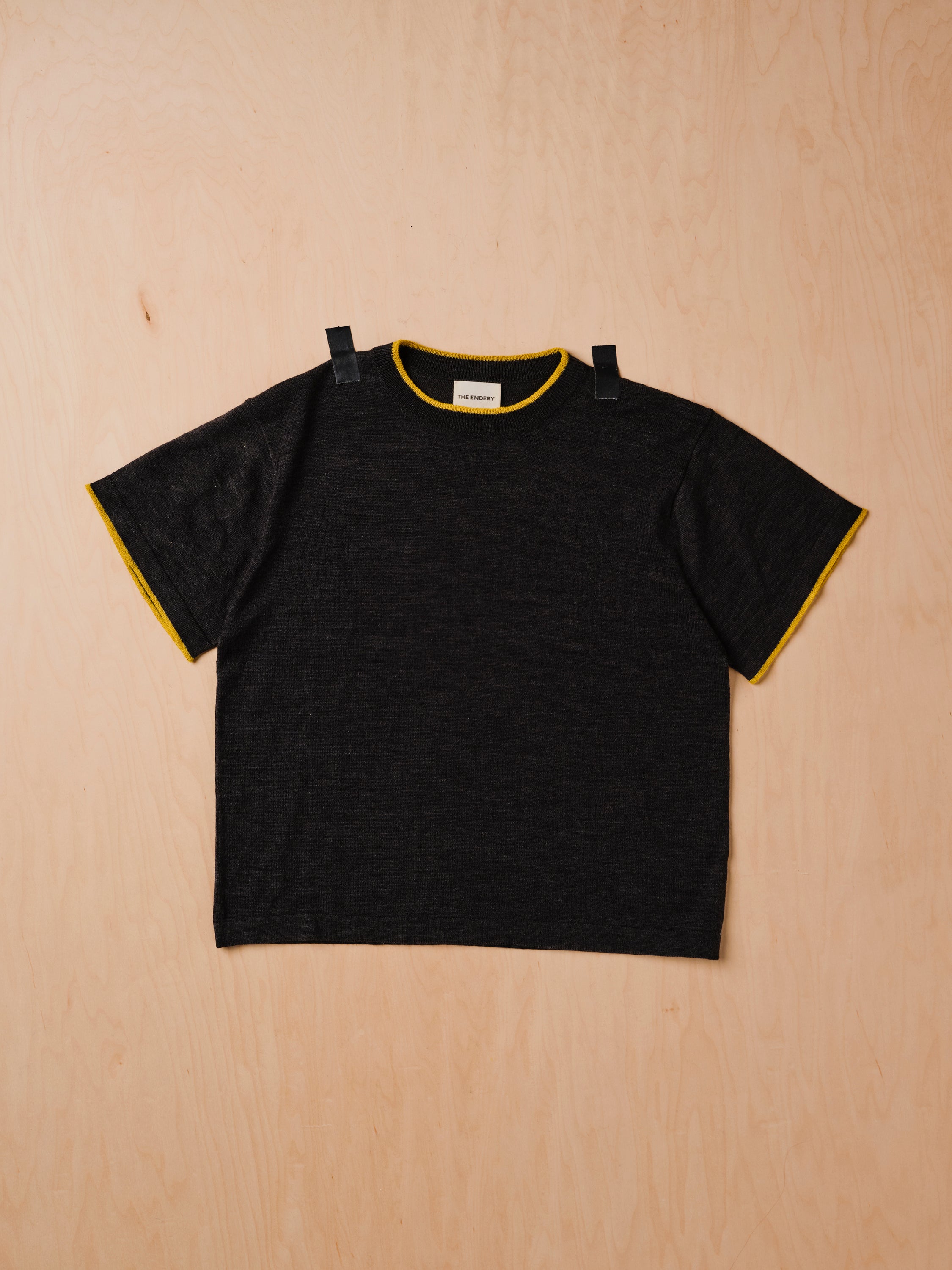 Classic Merino Oversized Tee - Carbon