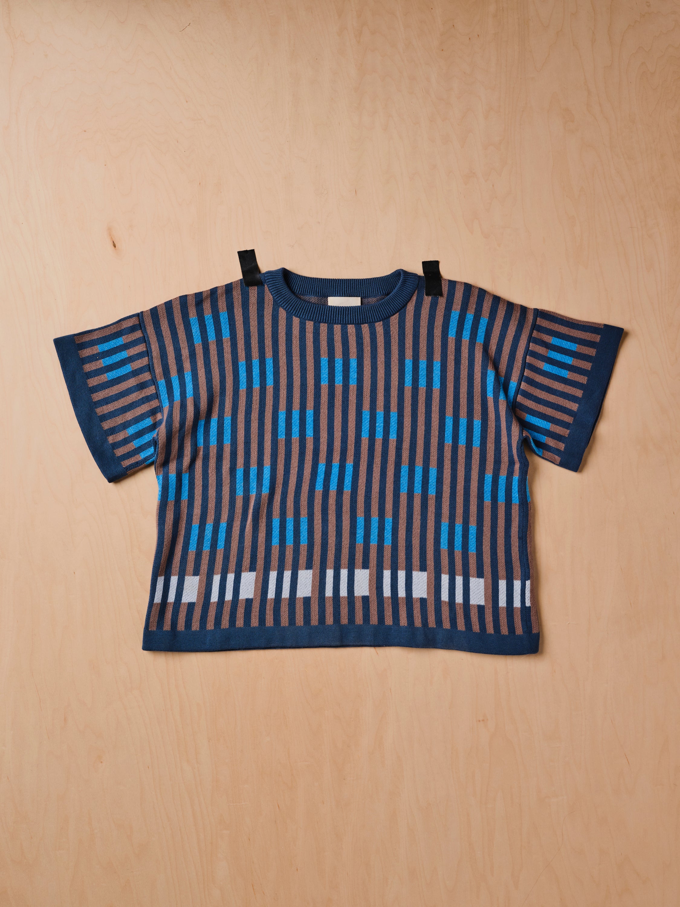 Bauhaus Short Sleeve Sweater Tee - Graphite