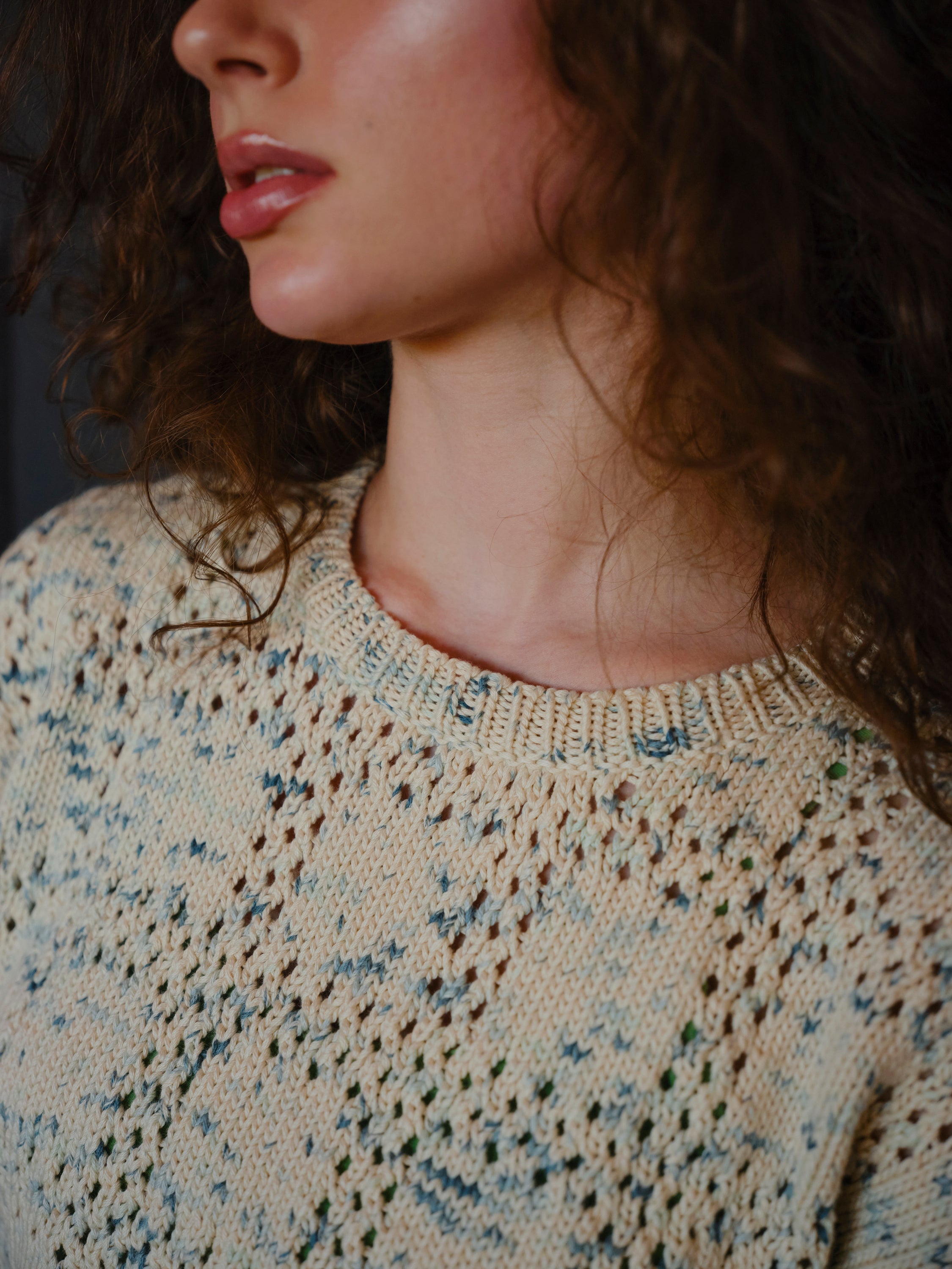 Florence Grid Tee - Terrazzo