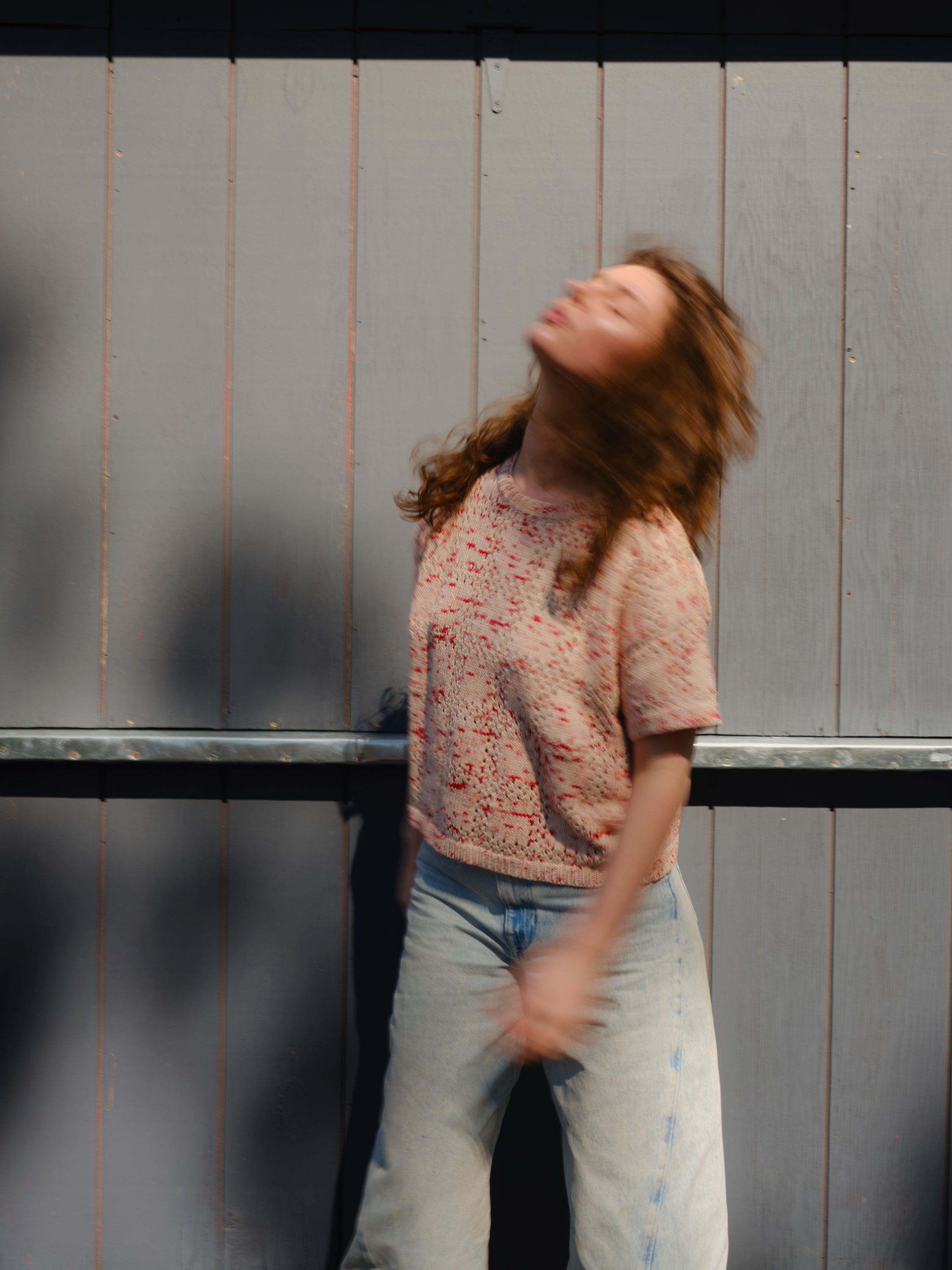 Florence Grid Tee - Nectar