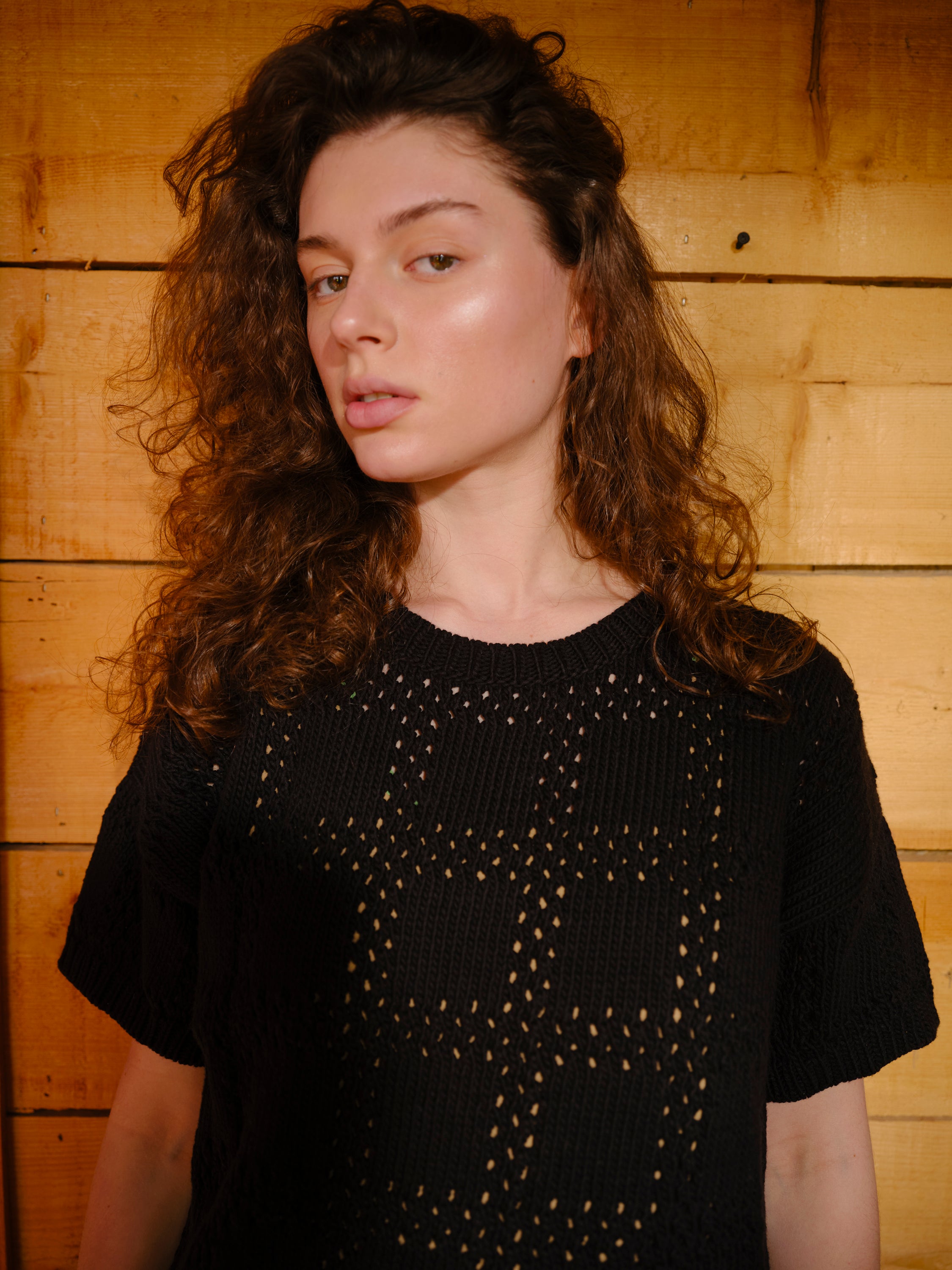 Florence Grid Tee - Jet